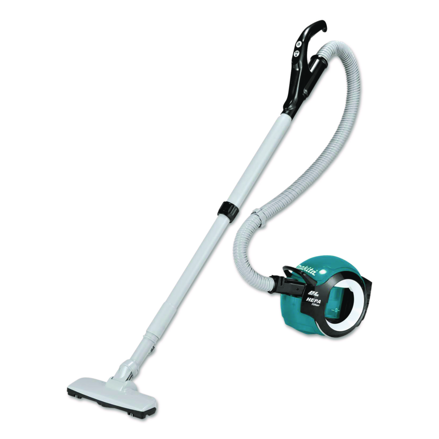 LXT Lithium-Ion Brushless Cordless Cyclonic Canister HEPA Filter Vacuum (Tool Only), Black/Teal/White