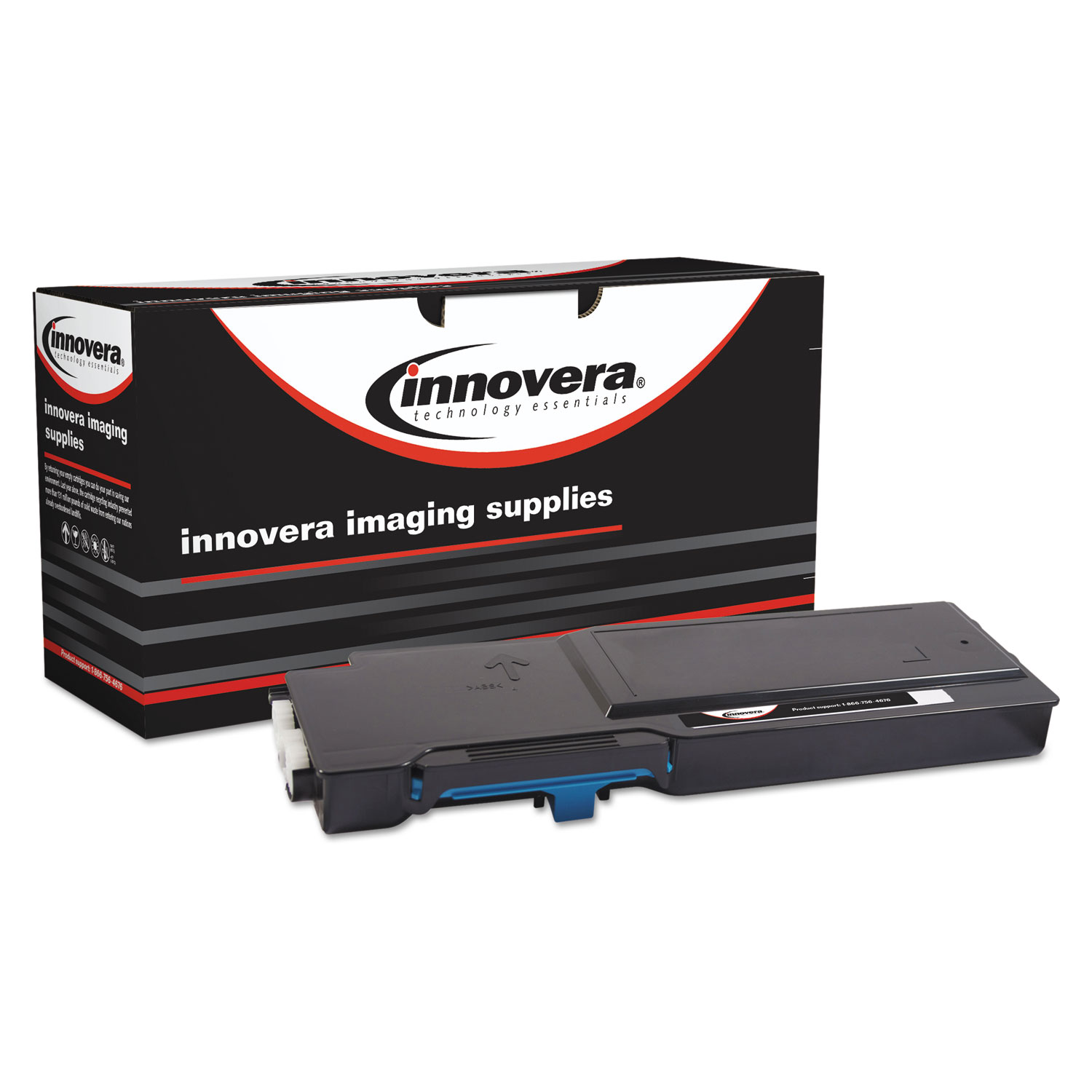  Innovera IVRD2660C Remanufactured D2660 High-Yield Toner, 4000 Page-Yield, Cyan (IVRD2660C) 