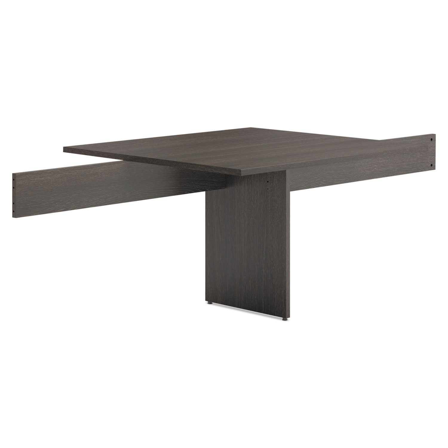 BL Laminate Series Rectangle Conference Table w/Slab Base, 44 x 47 1/2, Espresso