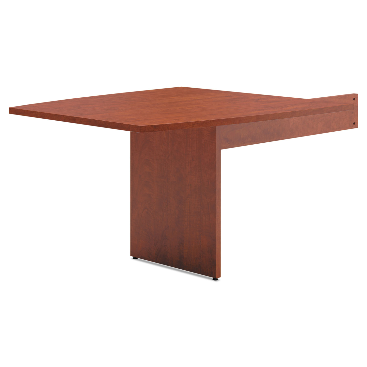 BL Laminate Series Boat-Shaped Modular Conference Table End, Boat, Medium Cherry