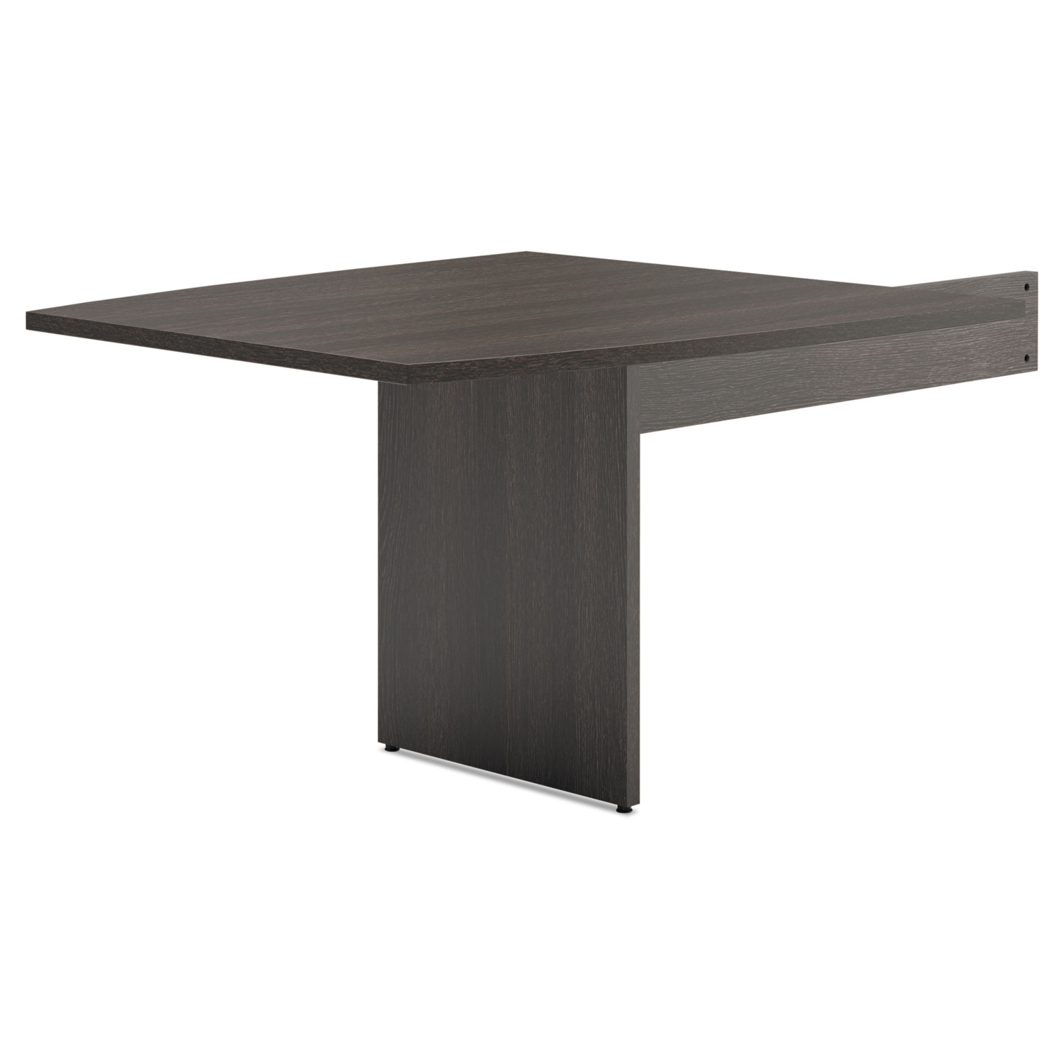 BL Laminate Series Boat-Shaped Modular Conference Table End, 44x47 1/2, Espresso