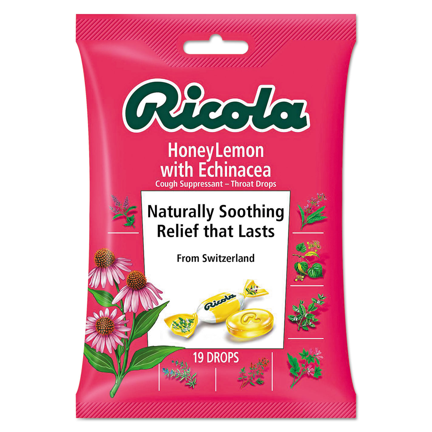  Ricola 3003 Cough Drops, 19 per pack (LIL3003) 