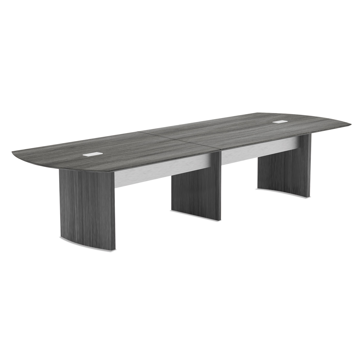  Safco MNMT72STLGS Medina Conference Table Top, Half-Section, 72 x 48, Gray Steel (MLNMNMT72STLGS) 