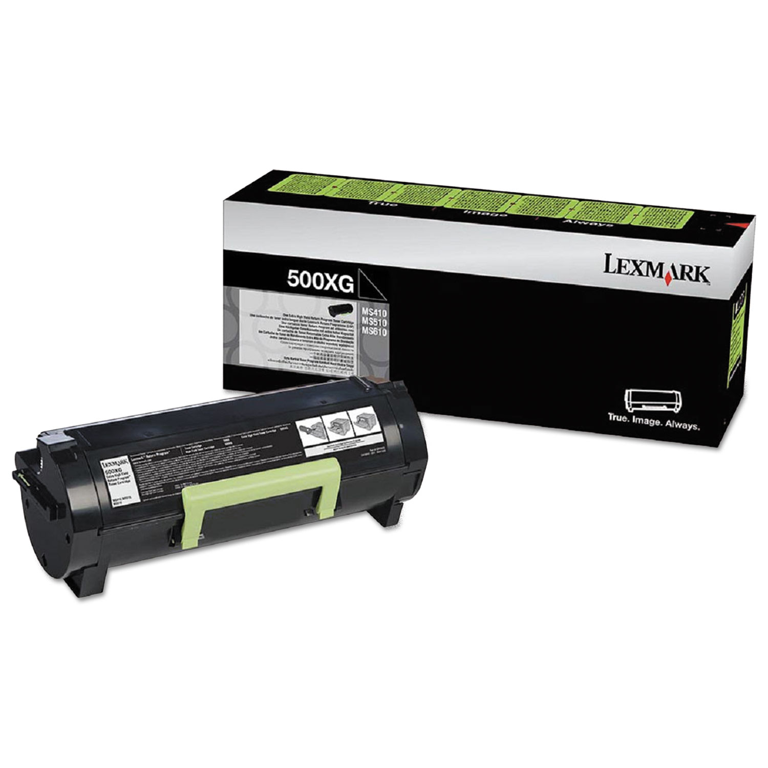  Lexmark 50F0X0G 50F0X0G High-Yield Toner, 10000 Page-Yield, Black (LEX50F0X0G) 