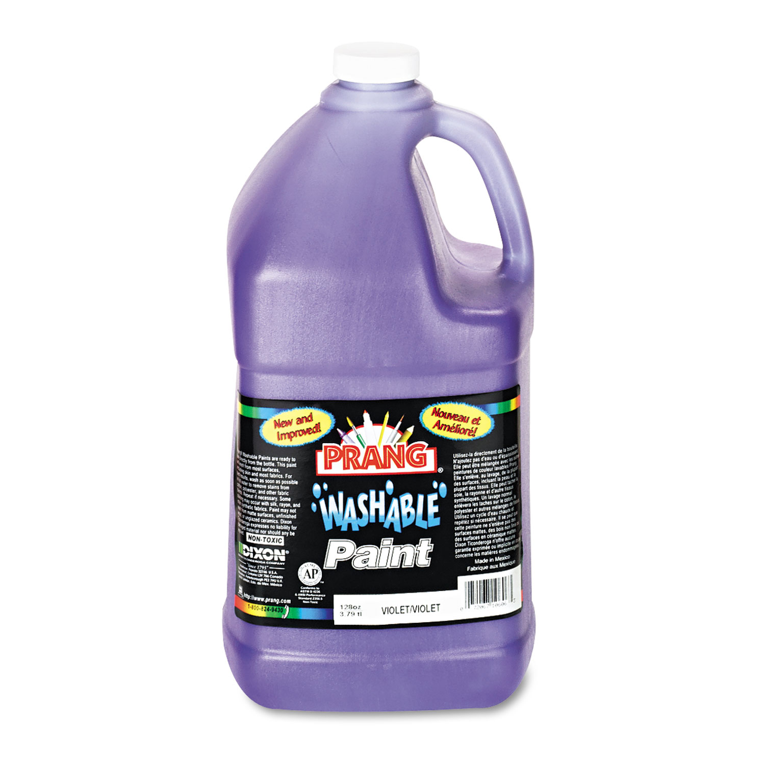 Washable Paint, Violet, 1 gal Bottle