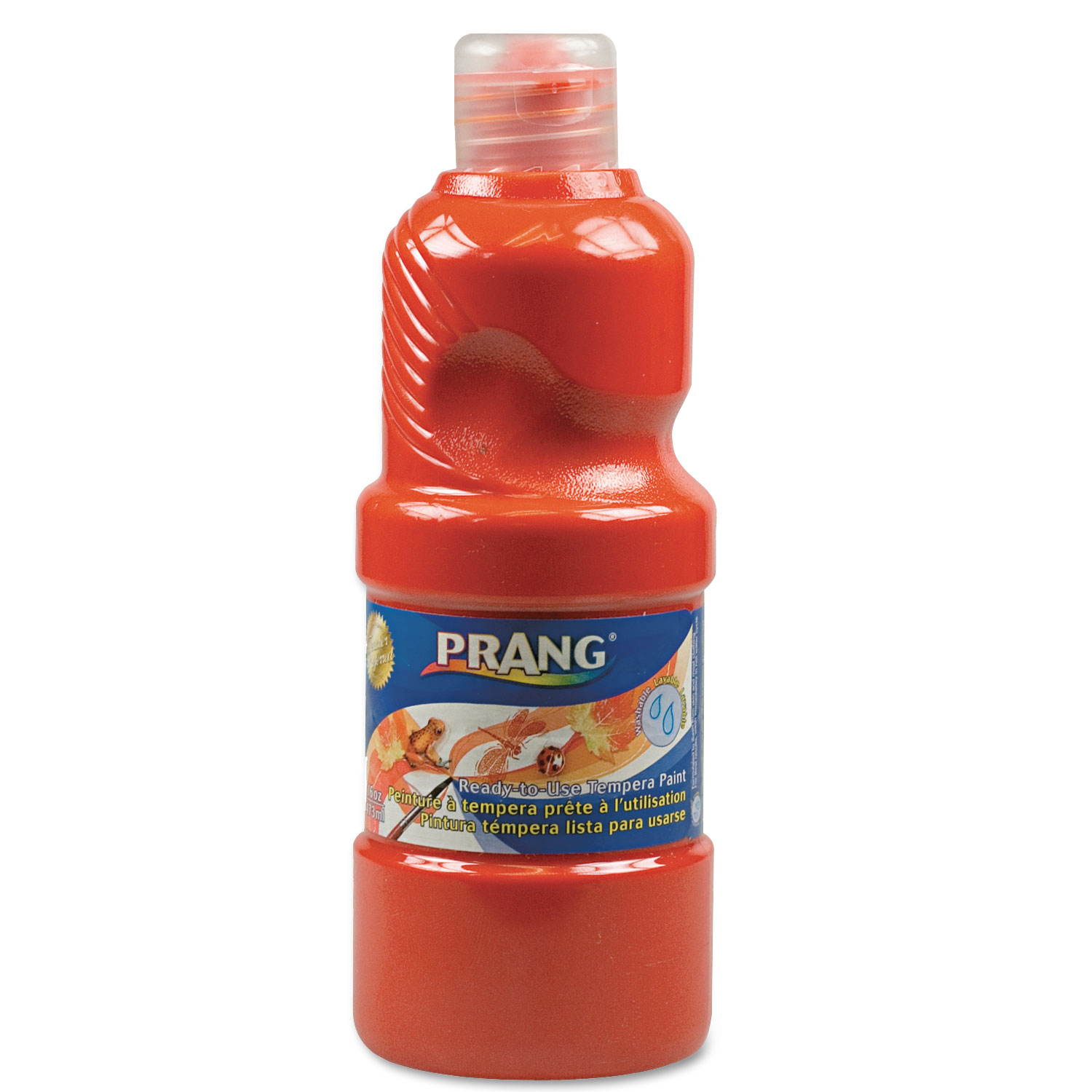 Prang® Washable Paint, Orange, 16 oz