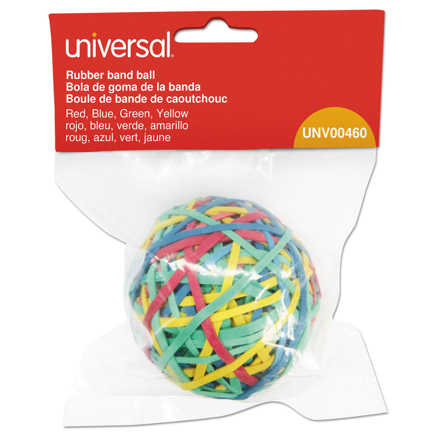 Rubber Band Ball, 3 Size, 2 3/4 Length, 260 Bands