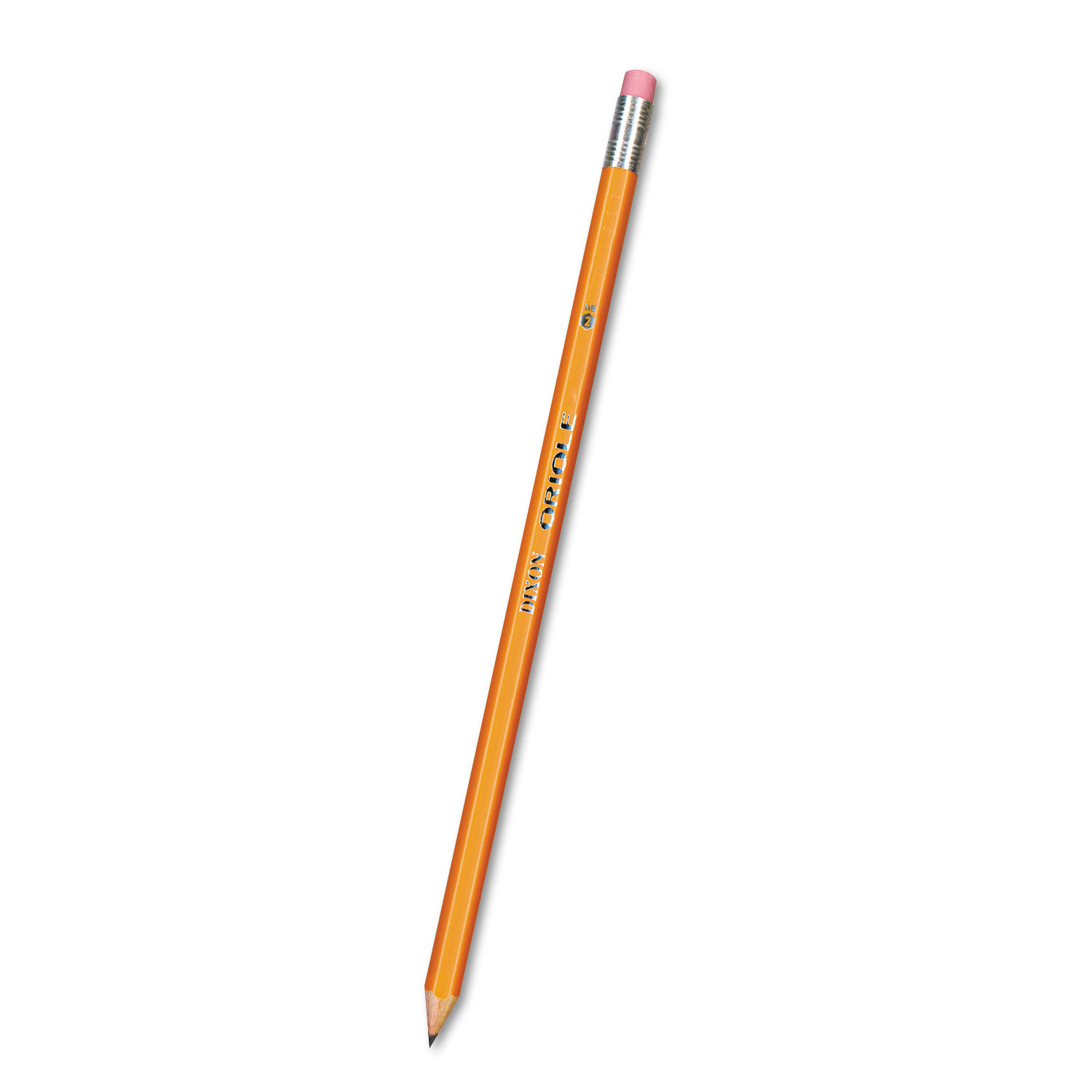  Dixon 12872 Oriole Pencil, HB (#2), Black Lead, Yellow Barrel, 72/Pack (DIX12872) 