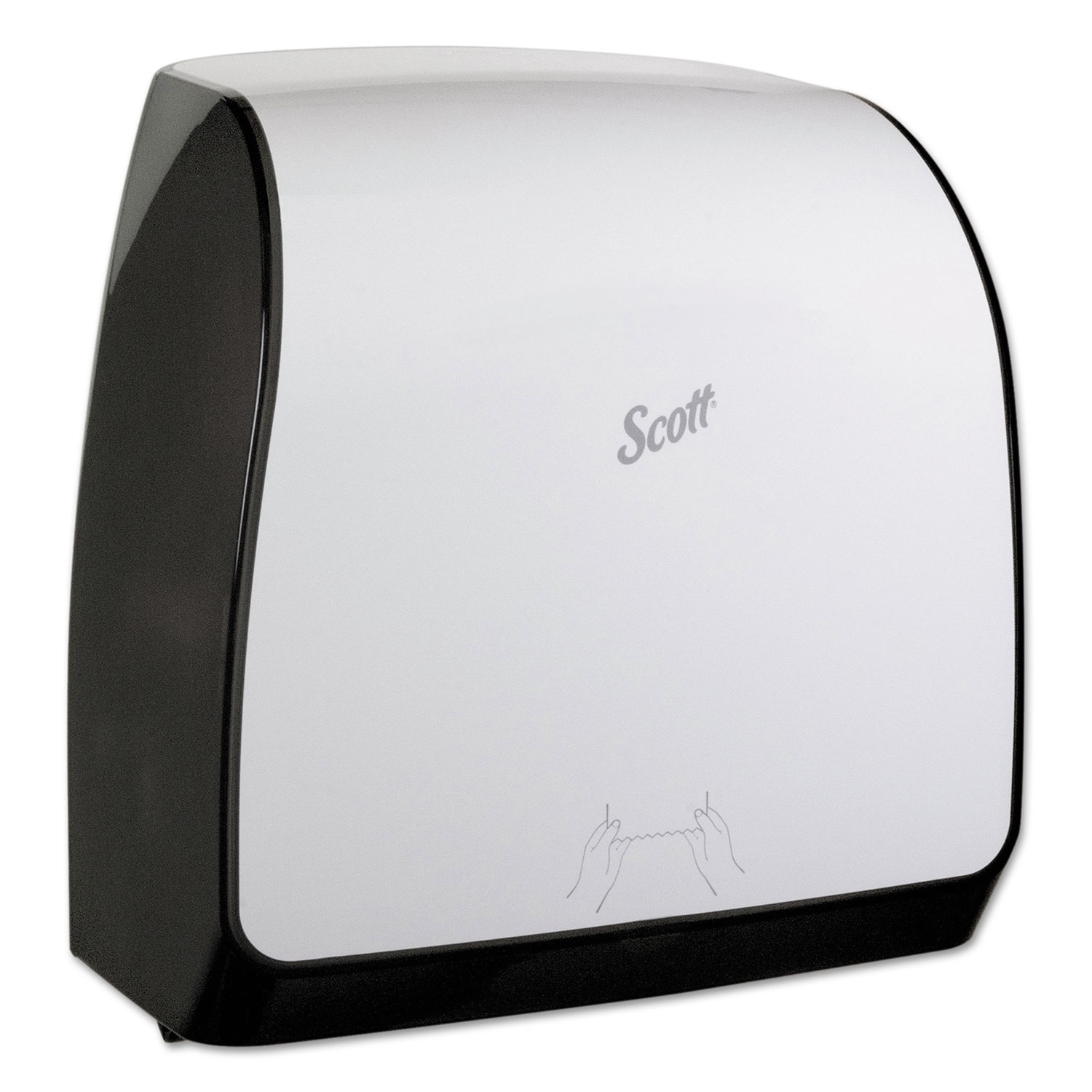 Control Slimroll Manual Towel Dispenser, 12.63 x 10.2 x 16.13, White