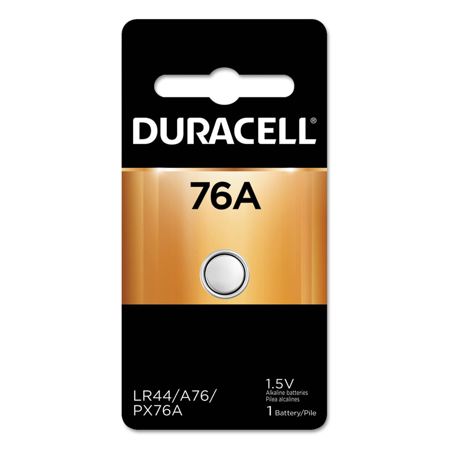  Duracell PA76A/675BPK Specialty Alkaline Battery, 76/675, 1.5V (DURPX76A675PK09) 
