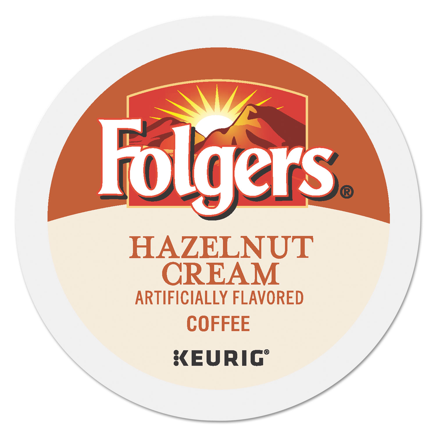  Folgers 0162 Hazelnut Cream Coffee K-Cups, 24/Box (GMT0162) 