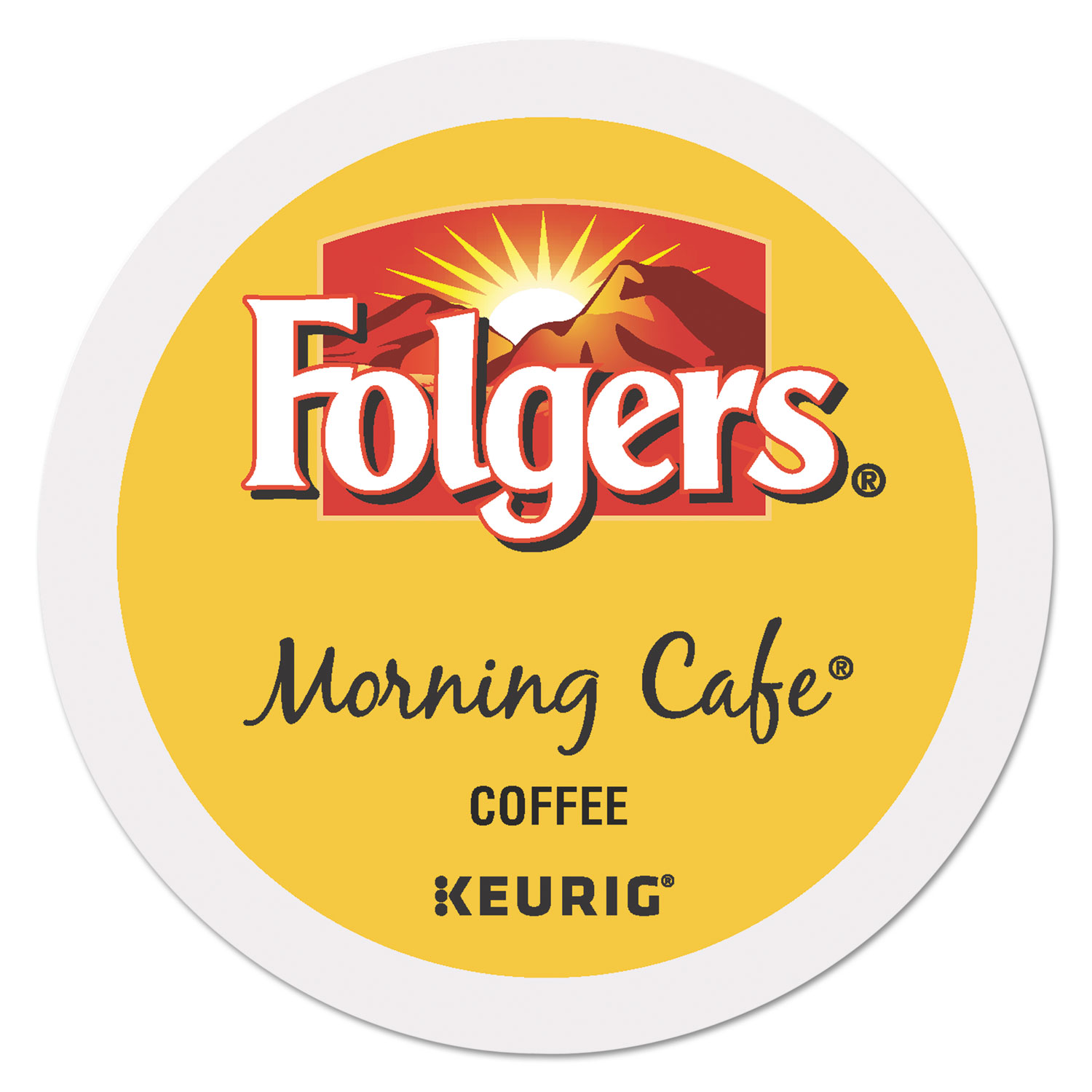 Folgers 0448 Morning Café Coffee K-Cups, 24/Box (GMT0448) 