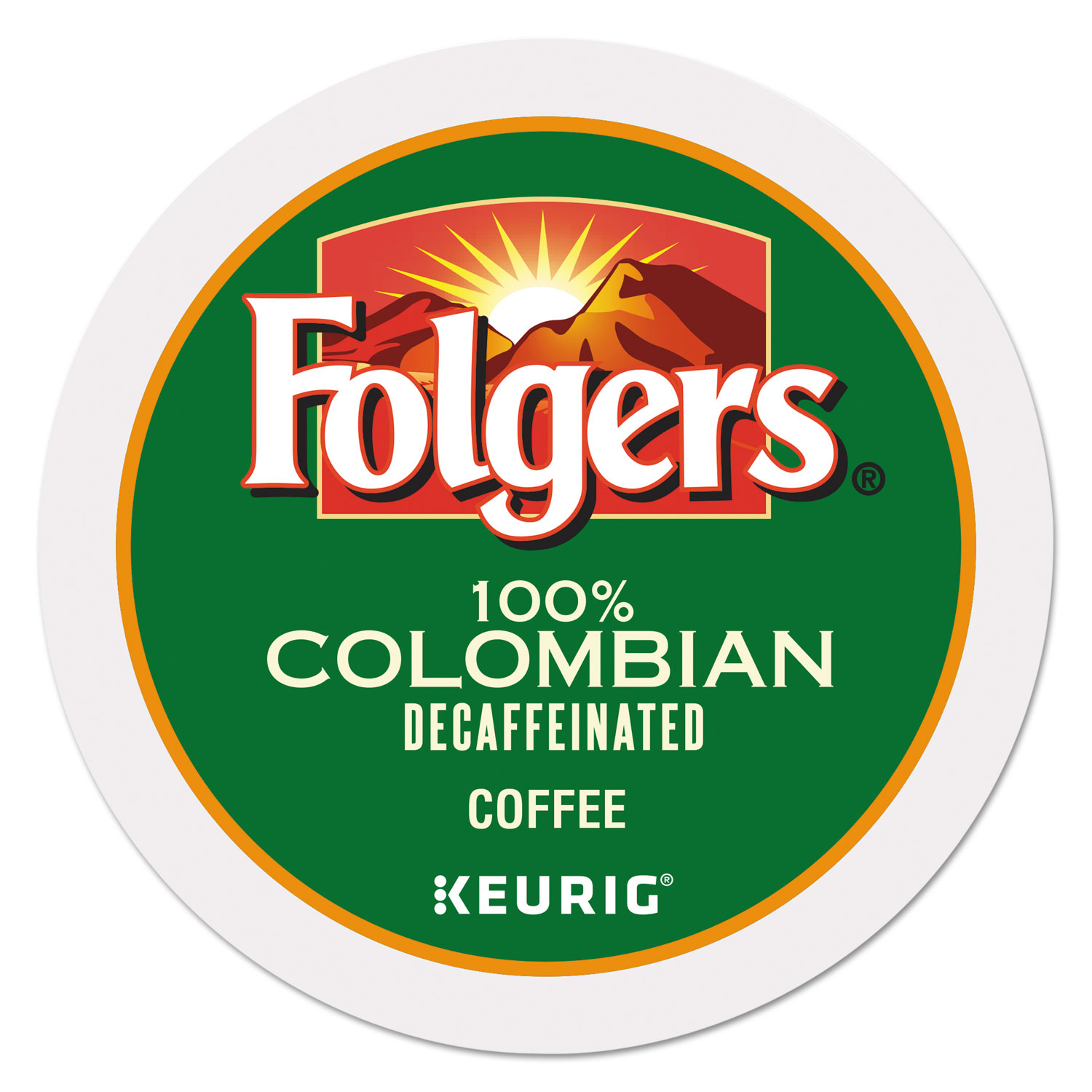  Folgers 0570 100% Colombian Decaf Coffee K-Cups, 24/Box (GMT0570) 