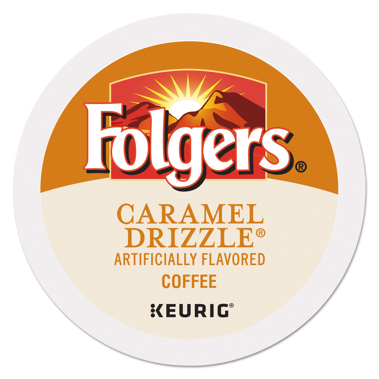  Folgers 6680 Caramel Drizzle Coffee K-Cups, 24/Box (GMT6680) 