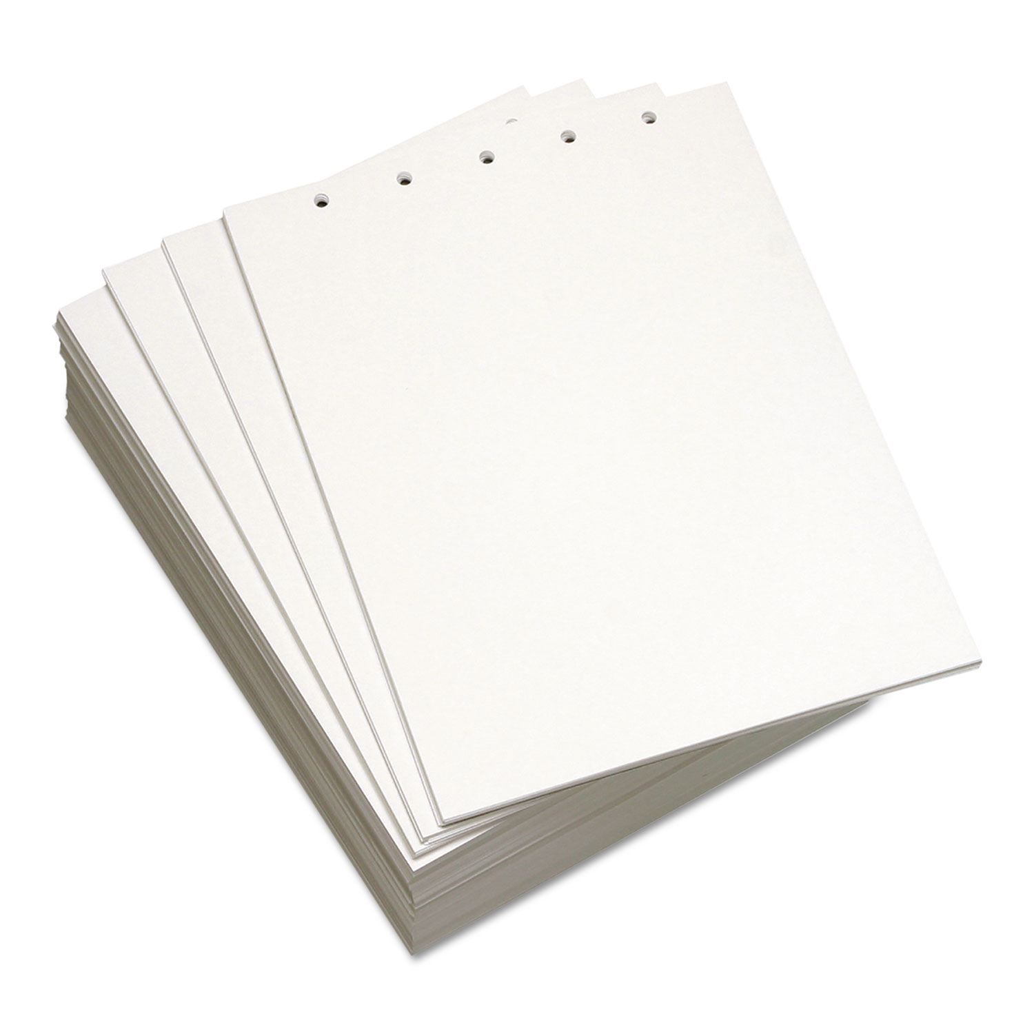  Domtar 851254 Custom Cut-Sheet Copy Paper, 92 Bright, 5-Hole, 20lb, 8.5 x 11, White, 500/Ream (DMR851254) 