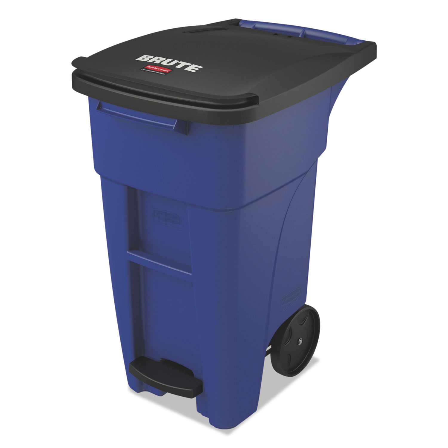 Brute Step-On Rollouts, Square, 50 gal, Blue