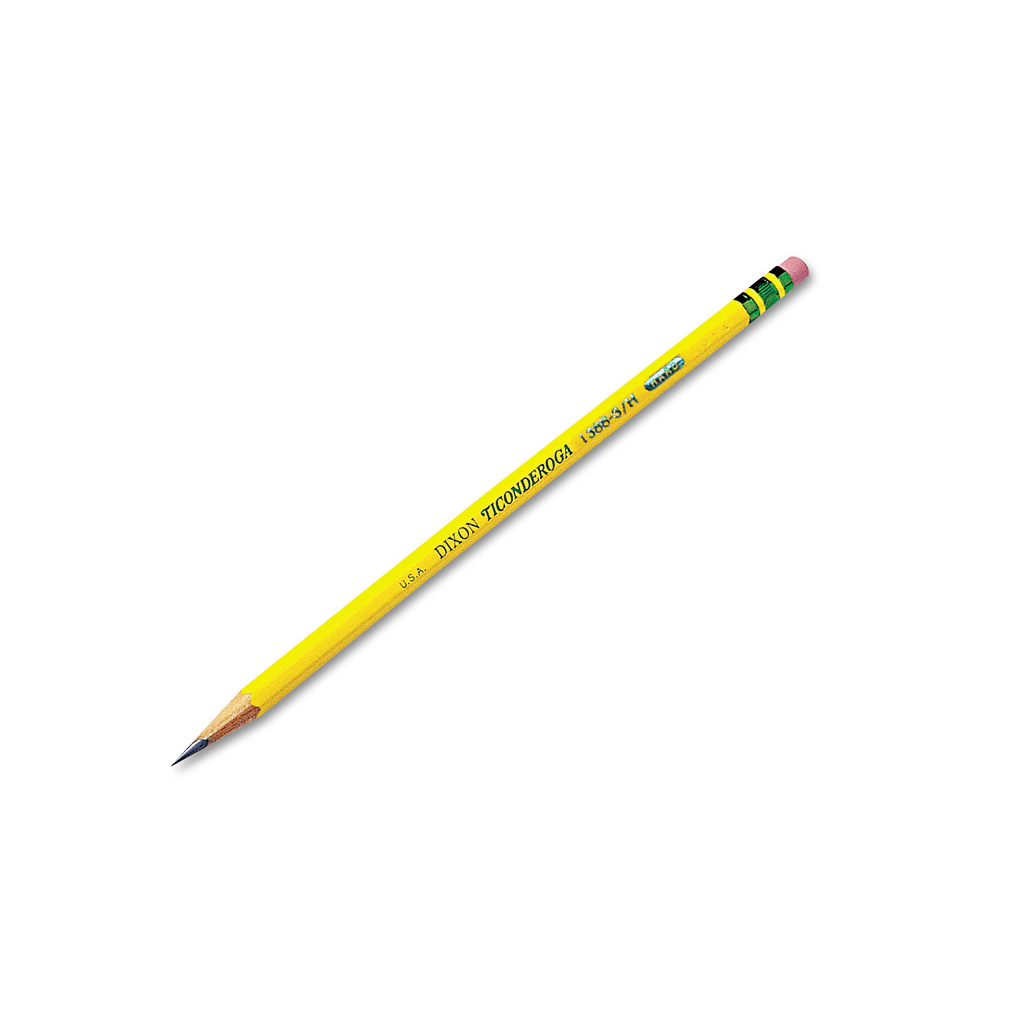  Ticonderoga 13883 Pencils, HB (#3), Black Lead, Yellow Barrel, Dozen (DIX13883) 