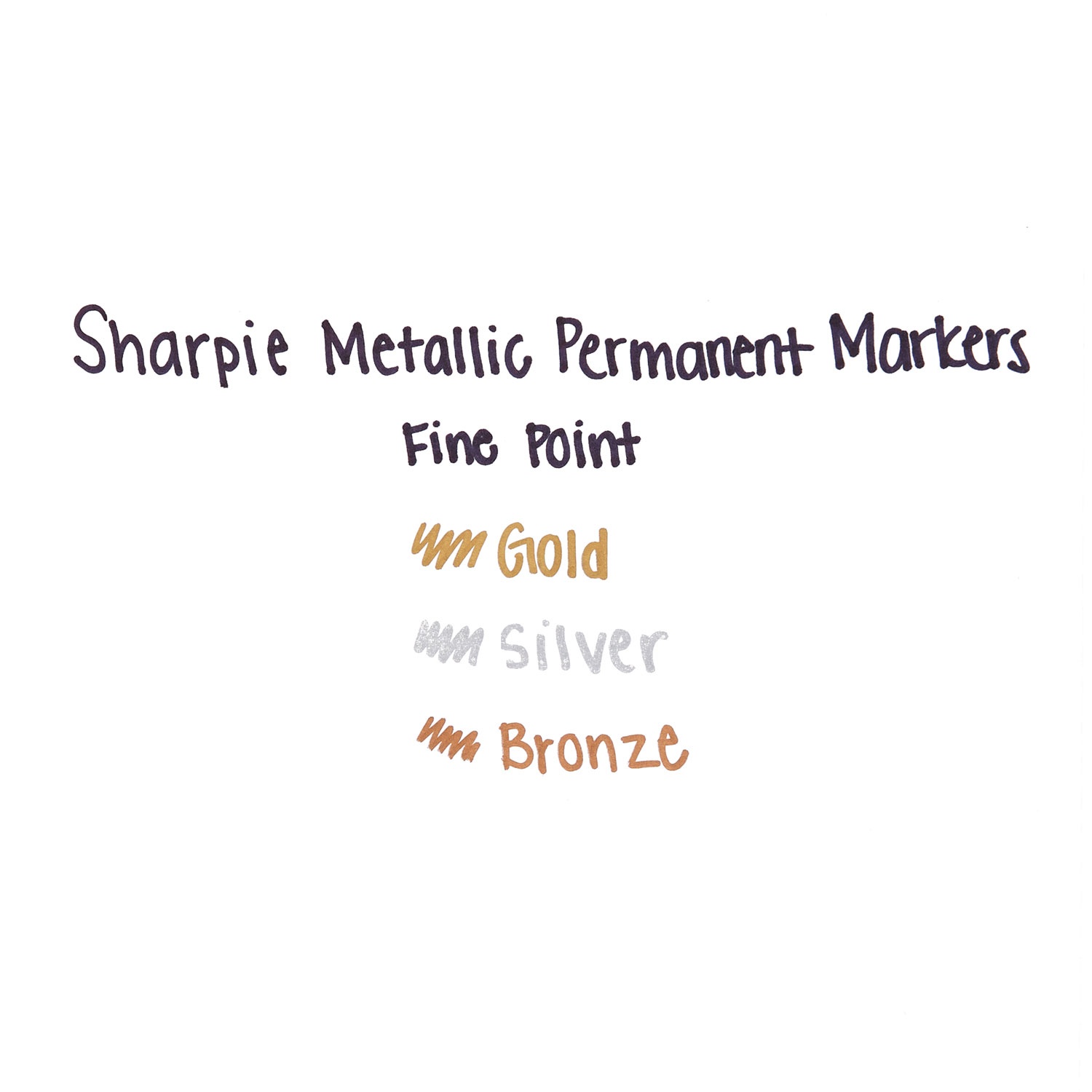 Sharpie Metallic Permanent Marker, Medium Chisel Tip, Gold, Dozen