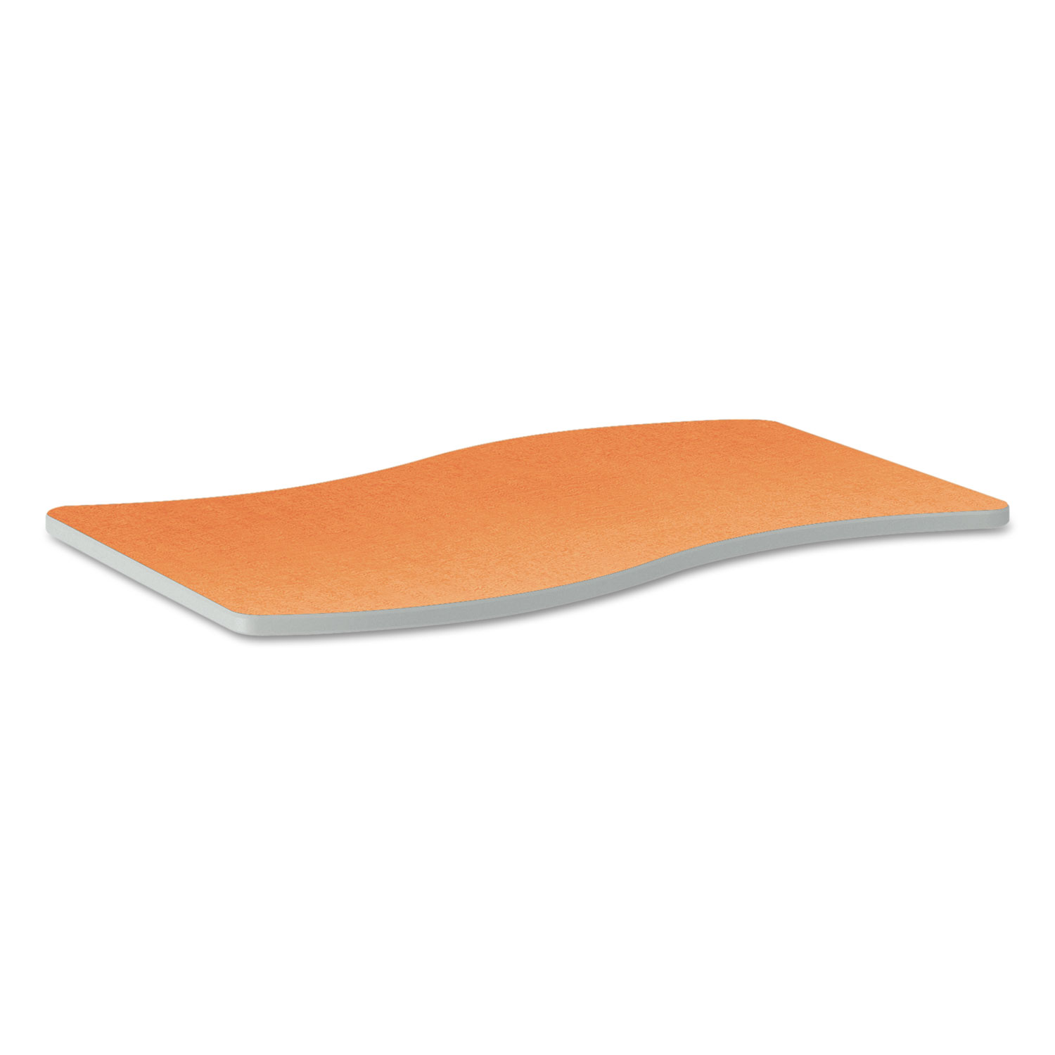  HON HESW3054E.N.LTG1.K Build Ribbon Shape Table Top, 54w x 30d, Tangerine (HONSW3054ENTG1K) 