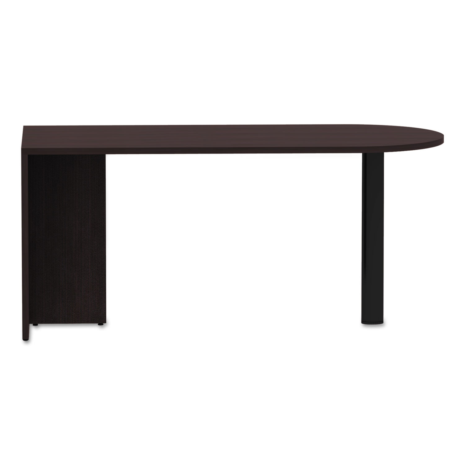 Alera Valencia Series D-Top Desk, 65w x 29 1/2d x 29 1/2h, Espresso