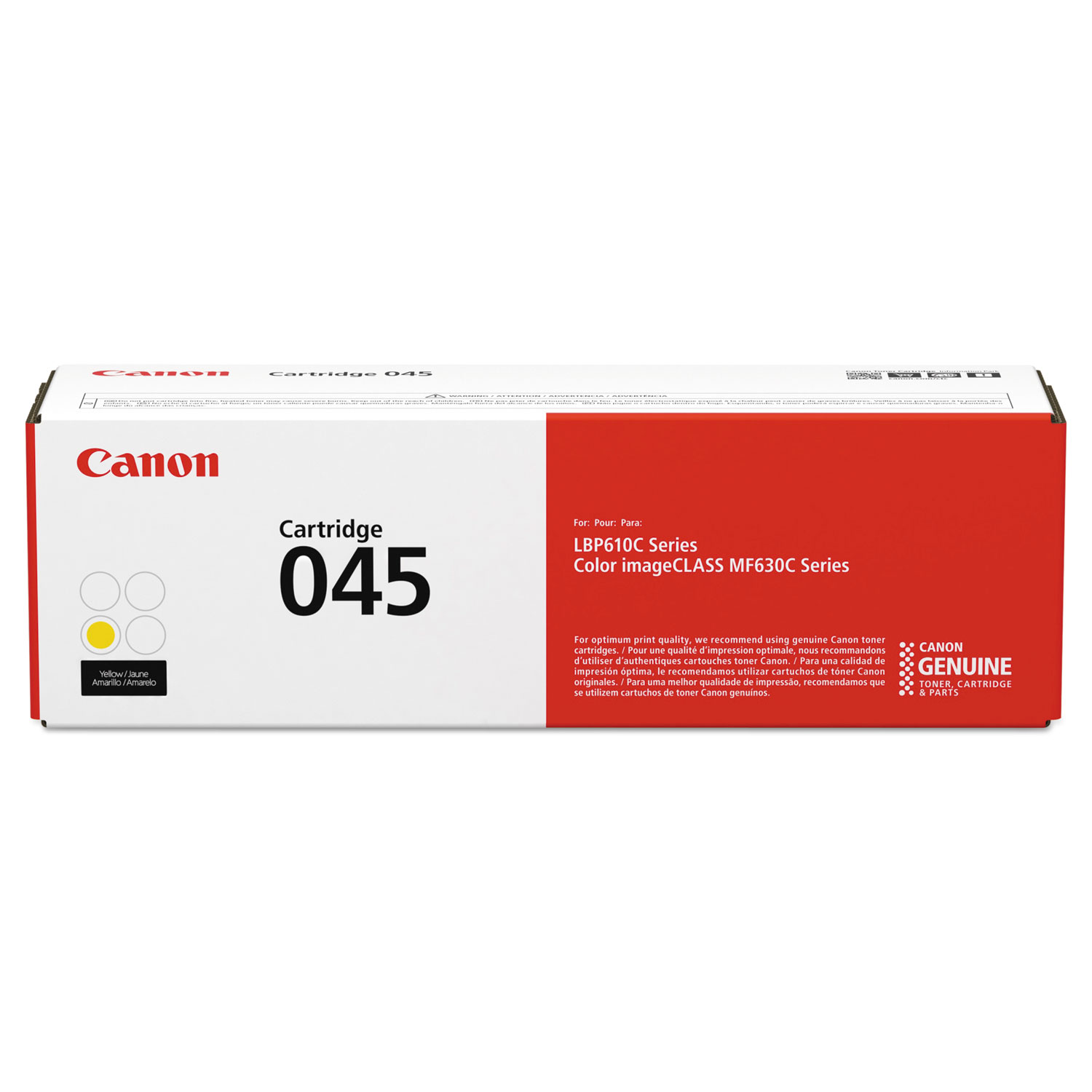  Canon 1239C001 1239C001 (045) Toner, 1300 Page-Yield, Yellow (CNM1239C001) 