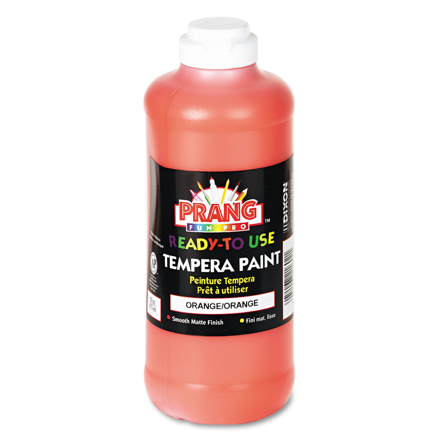 Prang® Ready-to-Use Tempera Paint, Orange, 16 oz