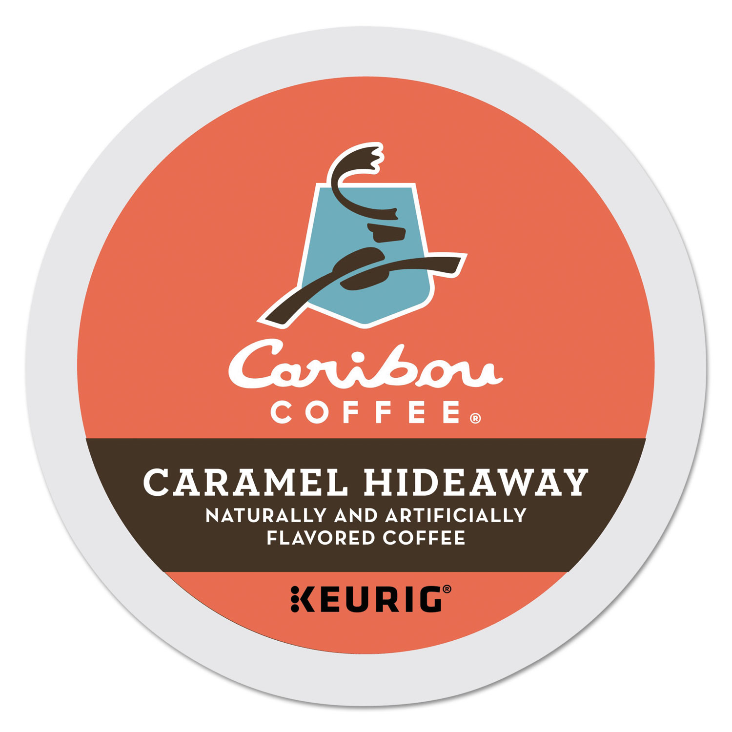  Caribou Coffee 6685 Caramel Hideaway K-Cups, Mild Roast, 24/Box (GMT6996) 