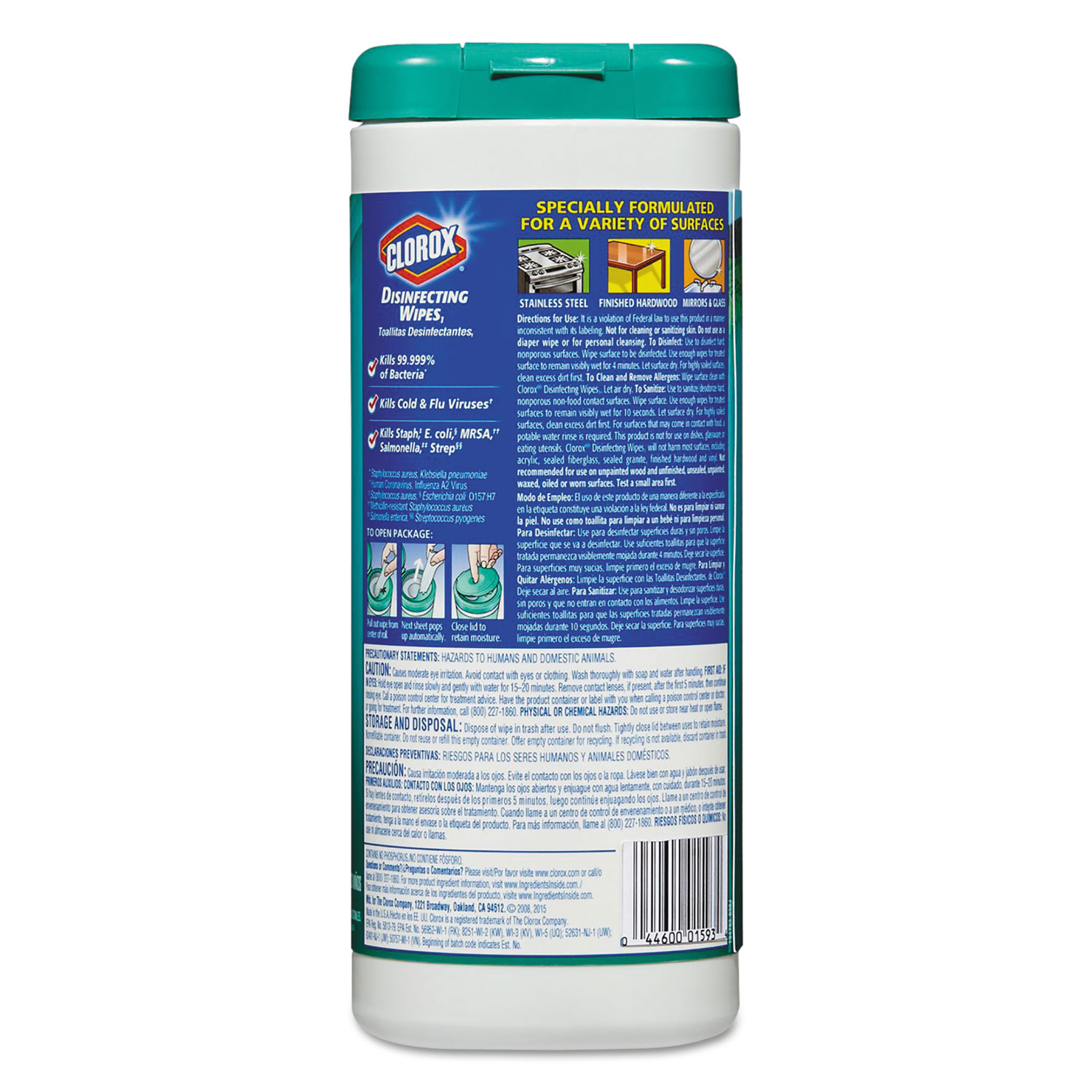 Disinfecting Wipes, 7 x 8, Fresh Scent, 35/Canister