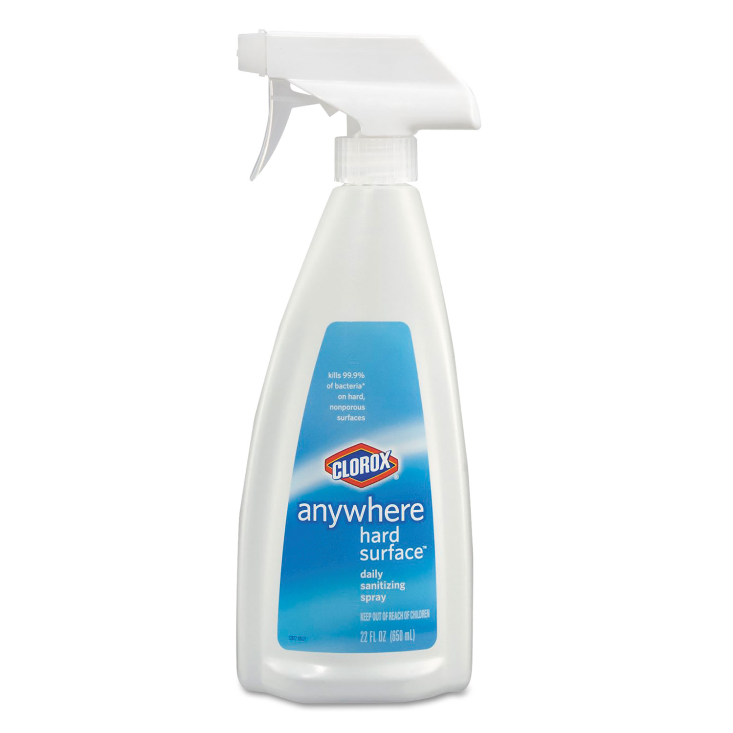  Clorox CLO 01683 Anywhere Hard Surface Sanitizing Spray, 22oz Spray Bottle, 9/Carton (CLO01683) 