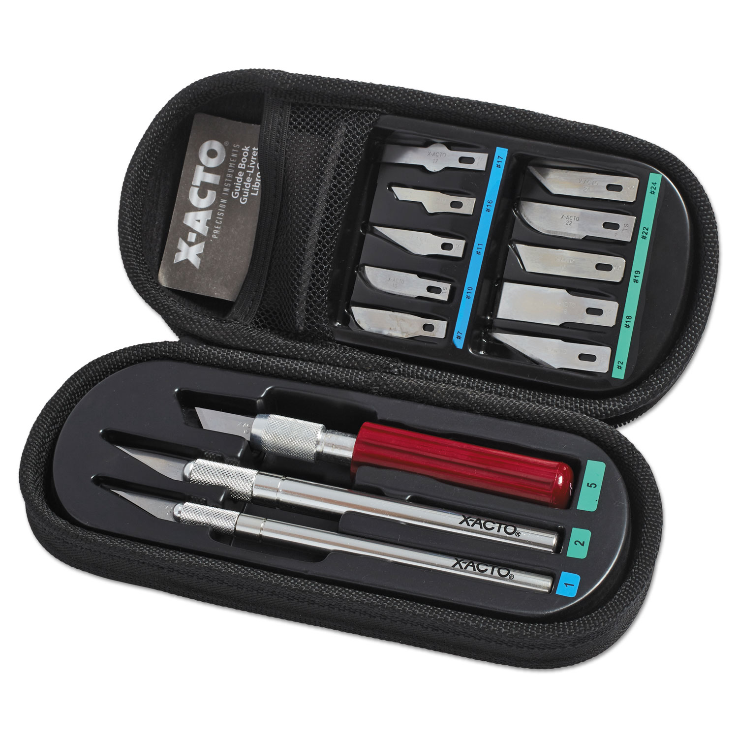  X-ACTO X5285 Knife Set, 3 Knives, 10 Blades, Carrying Case (EPIX5285) 