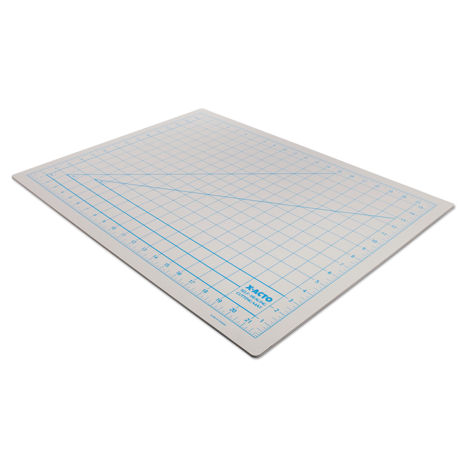 Self Healing Cutting Mat Nonslip Bottom 1 Grid 18 X 24 Gray