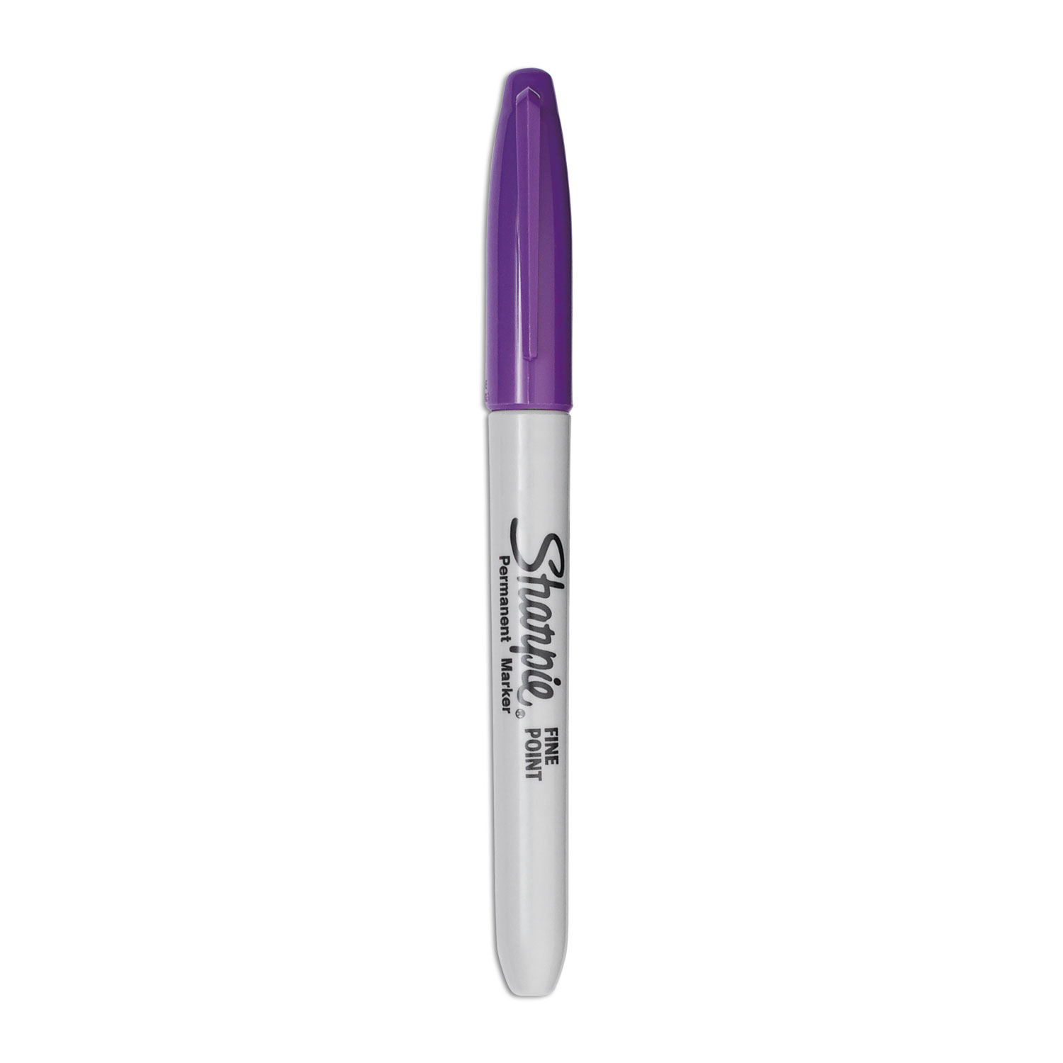 Fine Tip Permanent Marker, Purple, Dozen Reparto