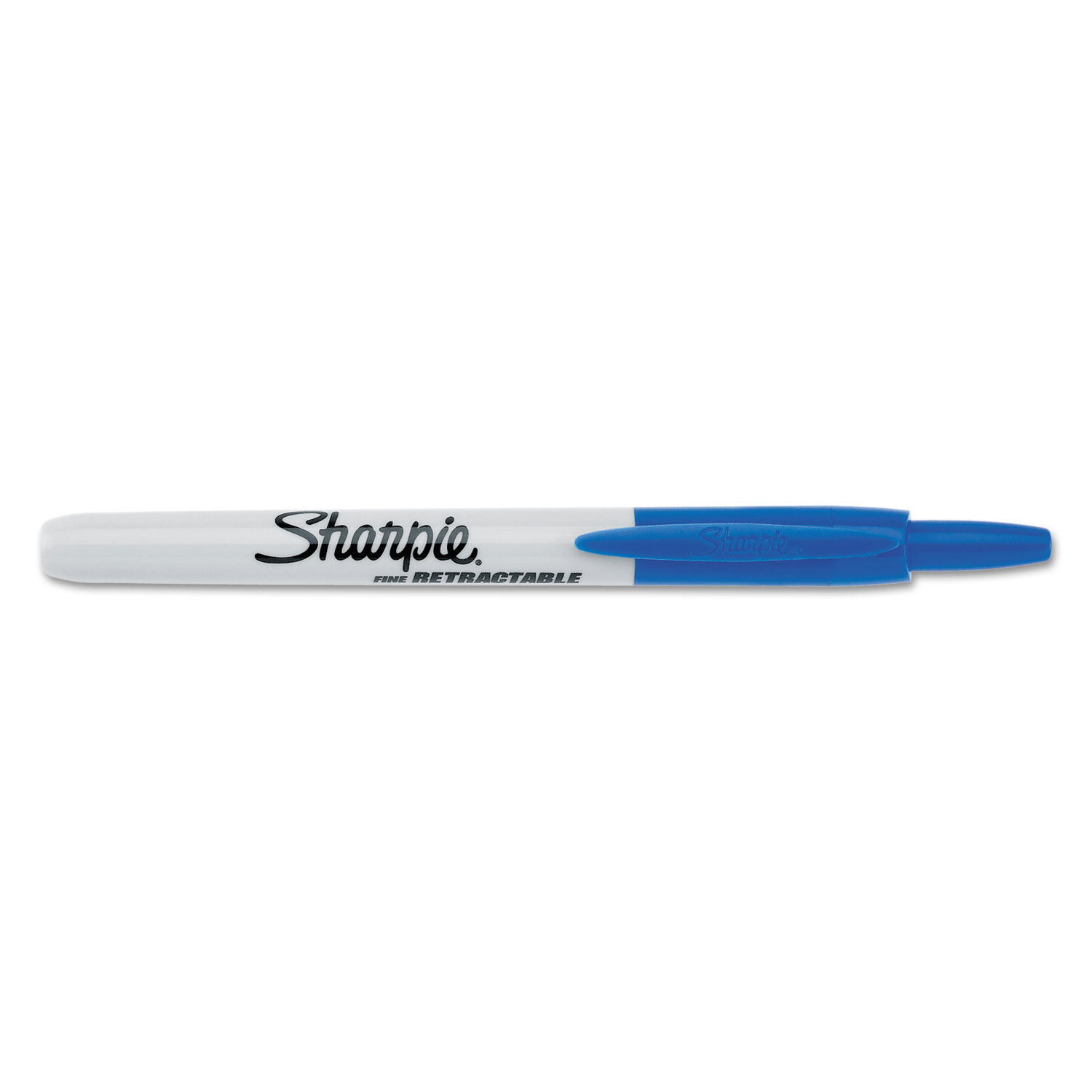 Sharpie® Retractable Permanent Markers, Fine Point, Red, Box Of 12