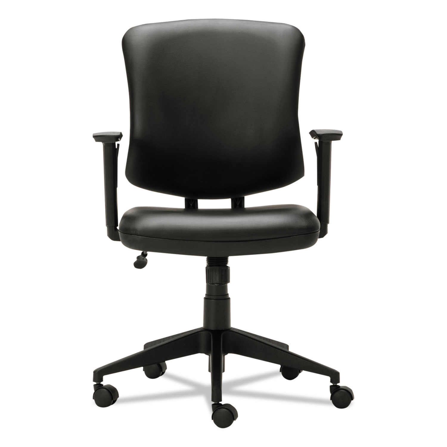 Everyday Task Office Chair, Black Leather