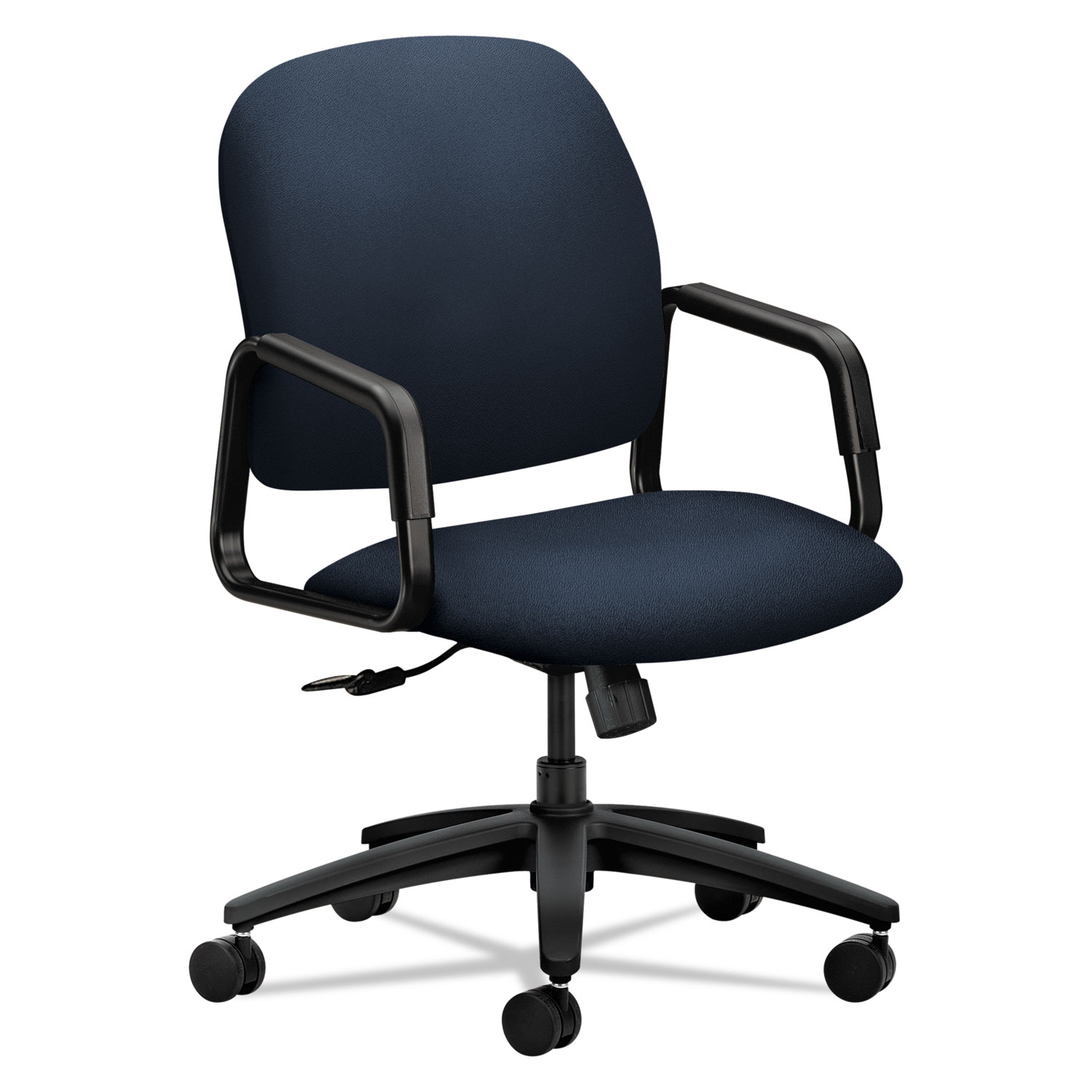Solutions Seating 4000 Series Executive High-Back Chair, Supports up to 250 lbs., Navy Seat, Navy Back, Black Base