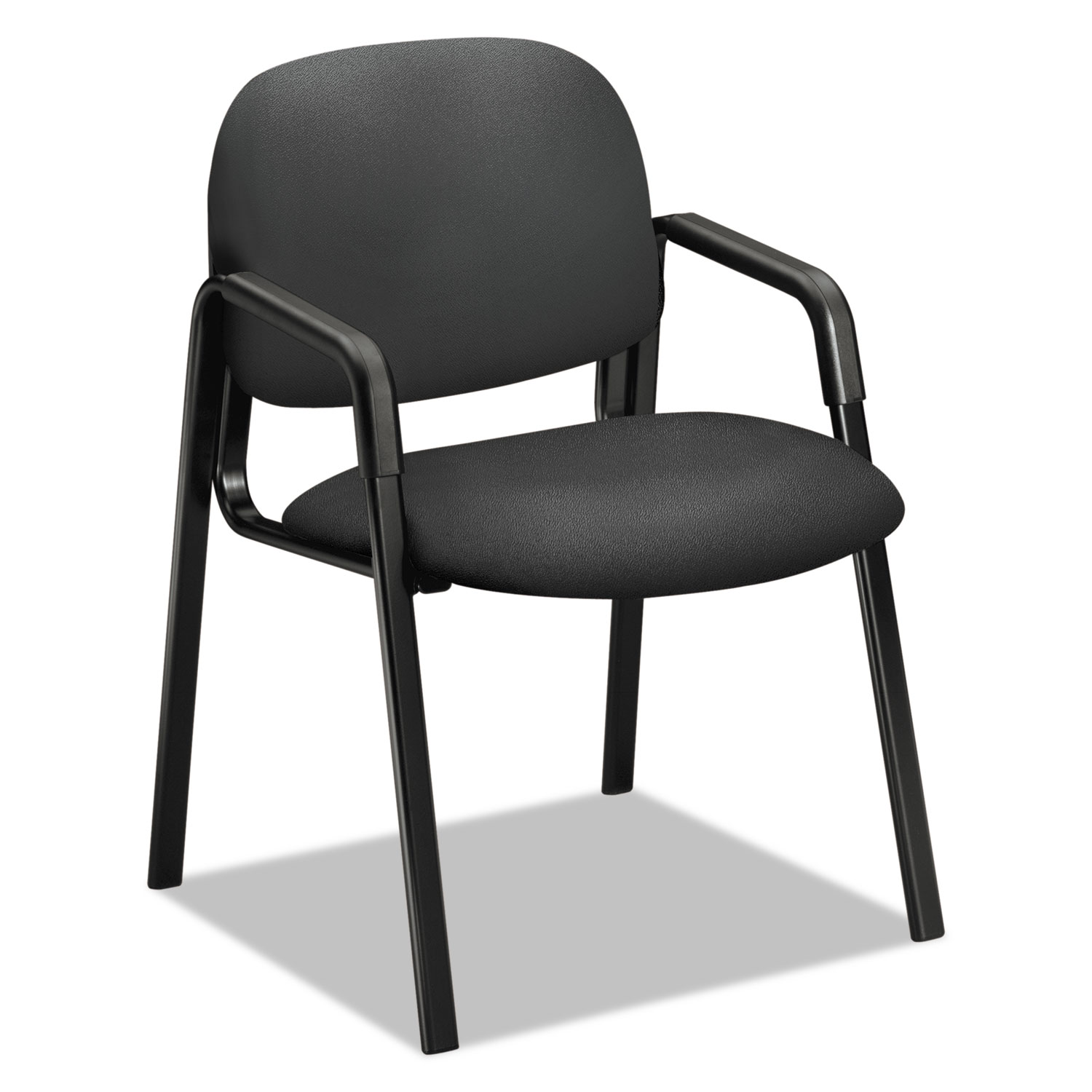  HON H4003.CU19.T Solutions Seating 4000 Series Leg Base Guest Chair, 23.5 x 24.5 x 32, Iron Ore Seat, Iron Ore Back, Black Base (HON4003CU19T) 