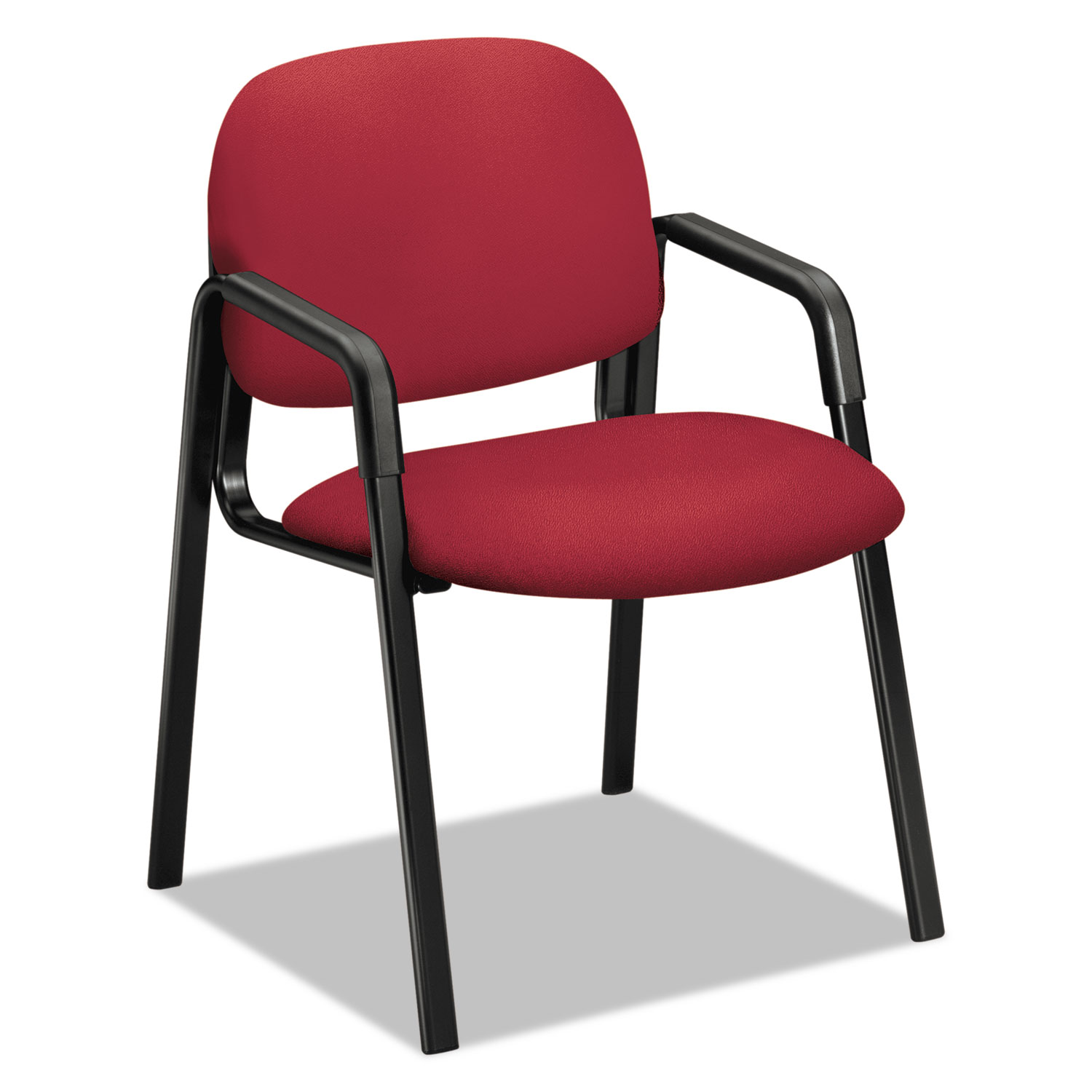  HON H4003.CU63.T Solutions Seating 4000 Series Leg Base Guest Chair, 23.5 x 24.5 x 32, Marsala Seat, Marsala Back, Black Base (HON4003CU63T) 