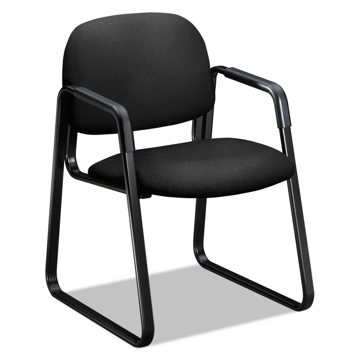  HON H4008.CU10.T Solutions Seating 4000 Series Sled Base Guest Chair, 23.5 x 26 x 33, Black Seat, Black Back, Black Base (HON4008CU10T) 