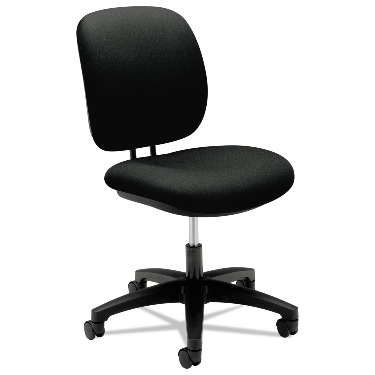  HON H5901.H.CU10.T ComforTask Task Swivel Chair, Supports up to 300 lbs., Black Seat, Black Back, Black Base (HON5901CU10T) 