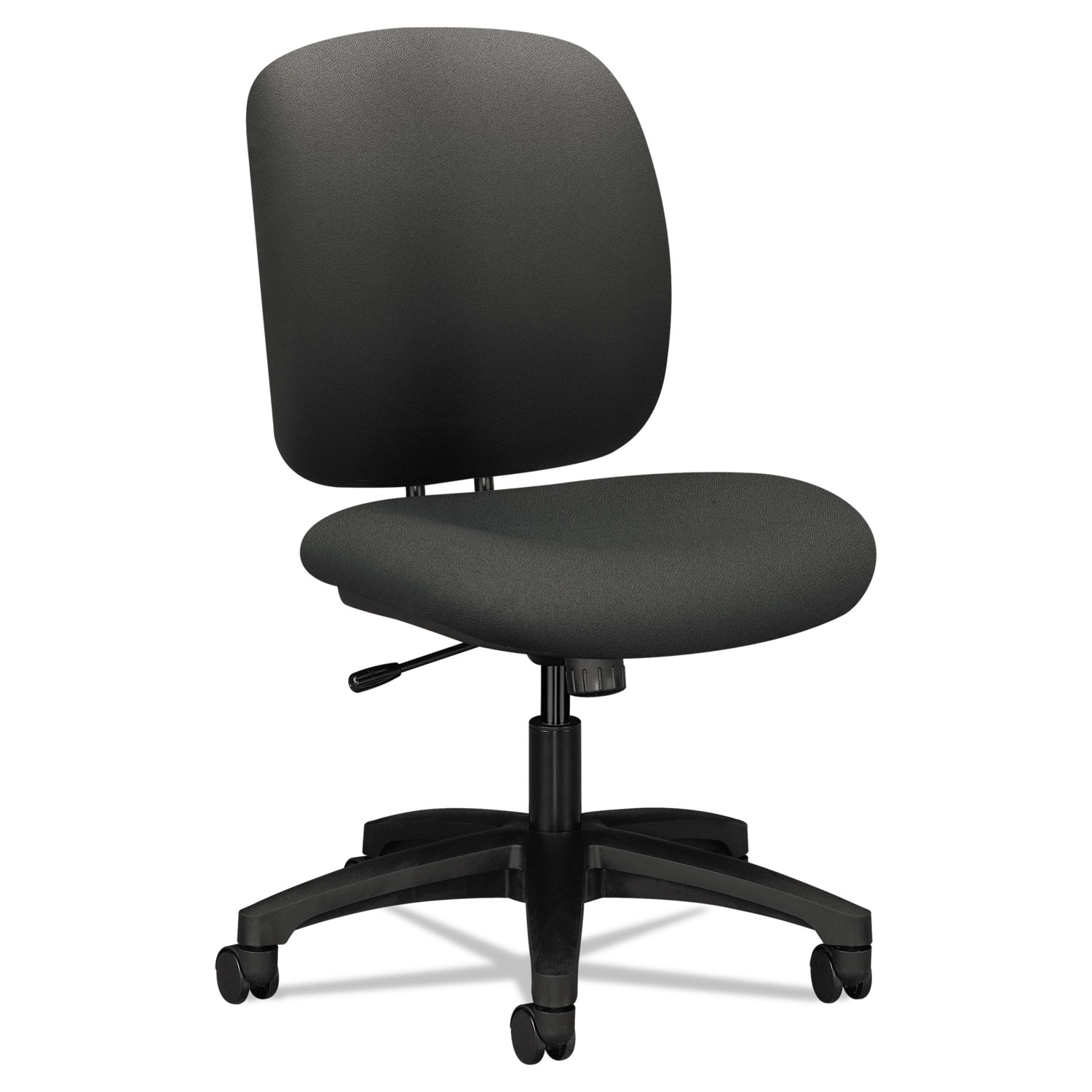  HON H5902.H.CU19.T ComforTask Task Chair, Supports up to 300 lbs, Iron Ore Seat, Iron Ore Back, Black Base (HON5902CU19T) 