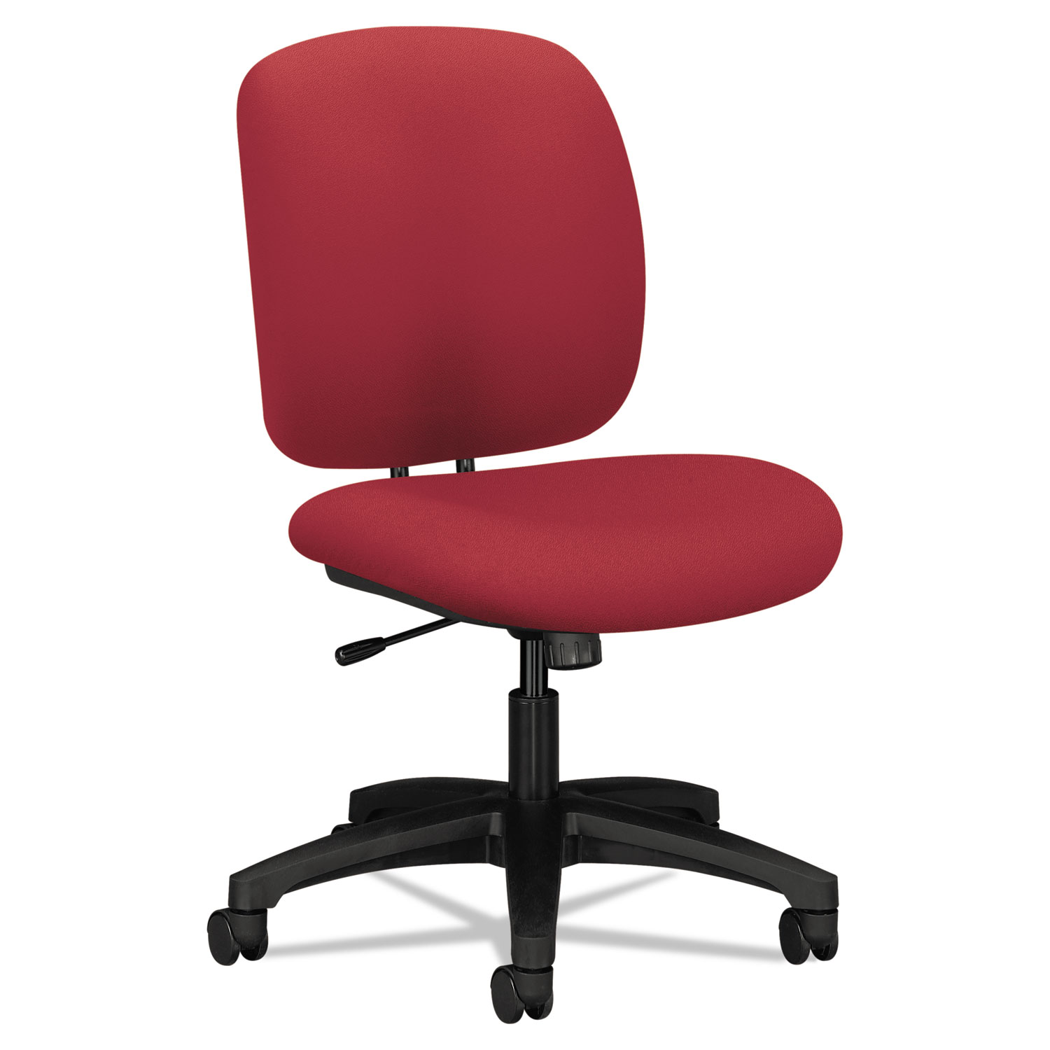 ComforTask Task Chair, Supports up to 300 lbs., Marsala Seat, Marsala Back, Black Base