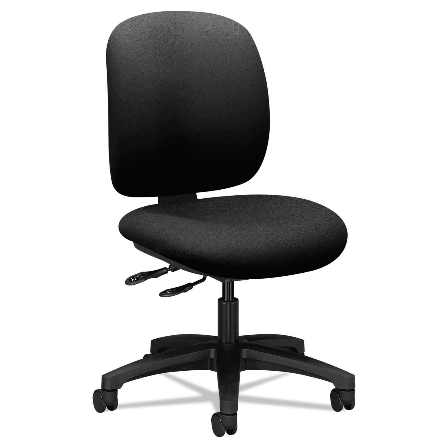  HON H5903.H.CU10.T ComforTask Multi-Task Chair, Supports up to 300 lbs., Black Seat, Black Back, Black Nylon Base (HON5903CU10T) 