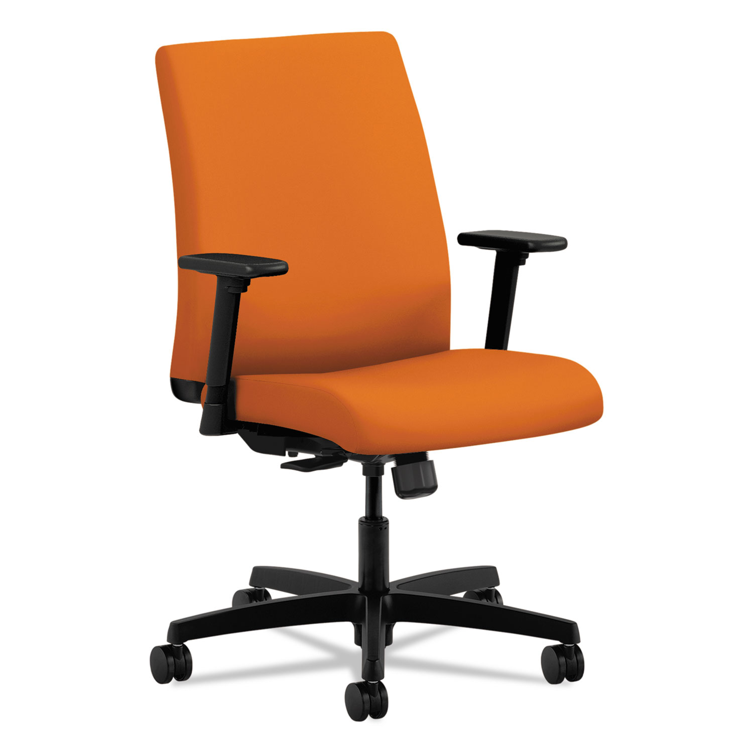  HON HITL1.A.H.U.CU47.T.SB Ignition Series Fabric Low-Back Task Chair, Supports up to 300 lbs., Apricot Seat/Apricot Back, Black Base (HONIT105CU47) 