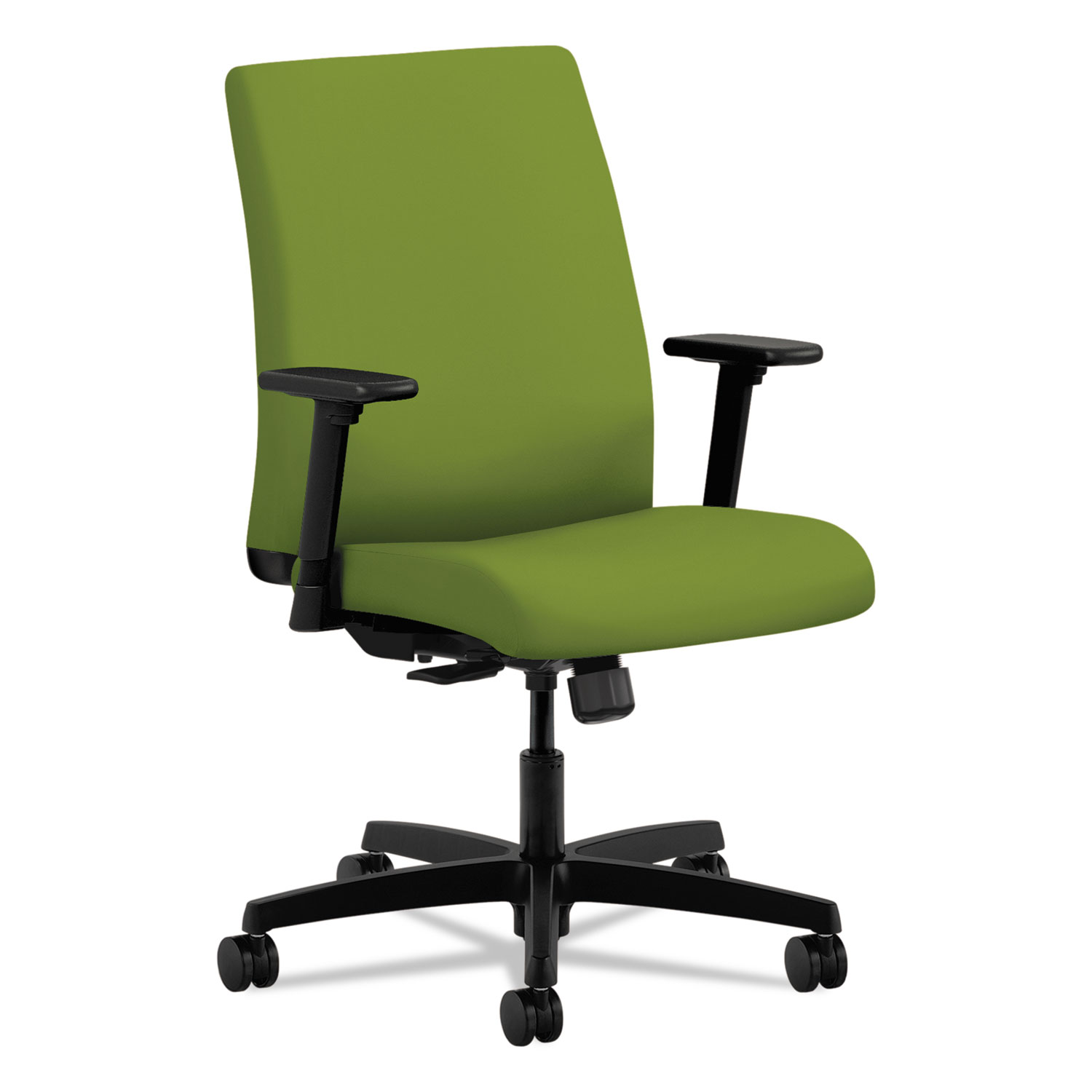  HON HITL1.A.H.U.CU84.T.SB Ignition Series Fabric Low-Back Task Chair, Supports up to 300 lbs., Pear Seat/Pear Back, Black Base (HONIT105CU84) 
