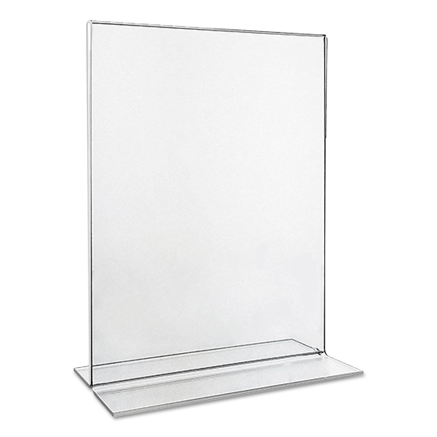 2-Sided Sign Holder, 8 1/2 x 11, Clear