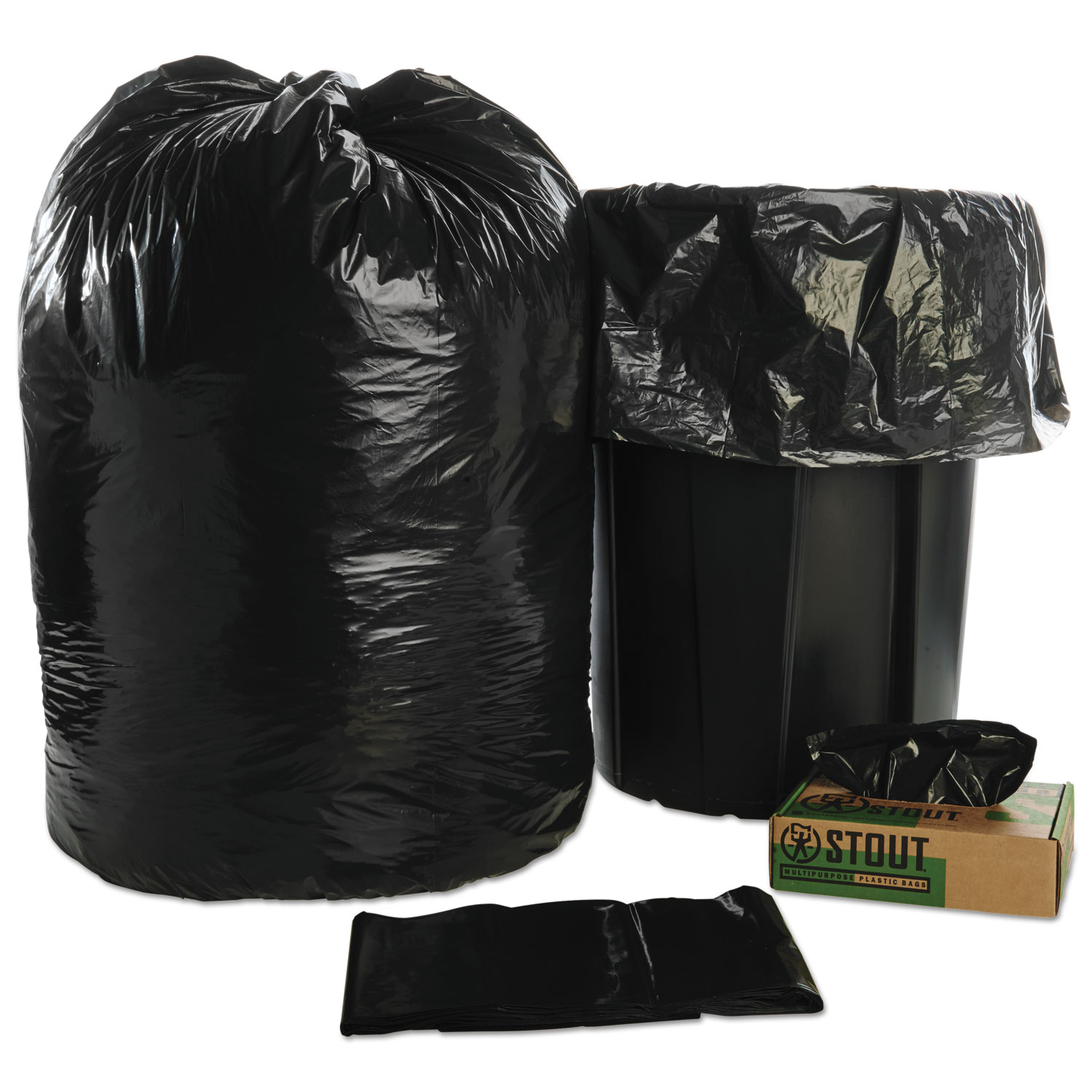 SKILCRAFT Heavy-duty Recycled Trash Bag