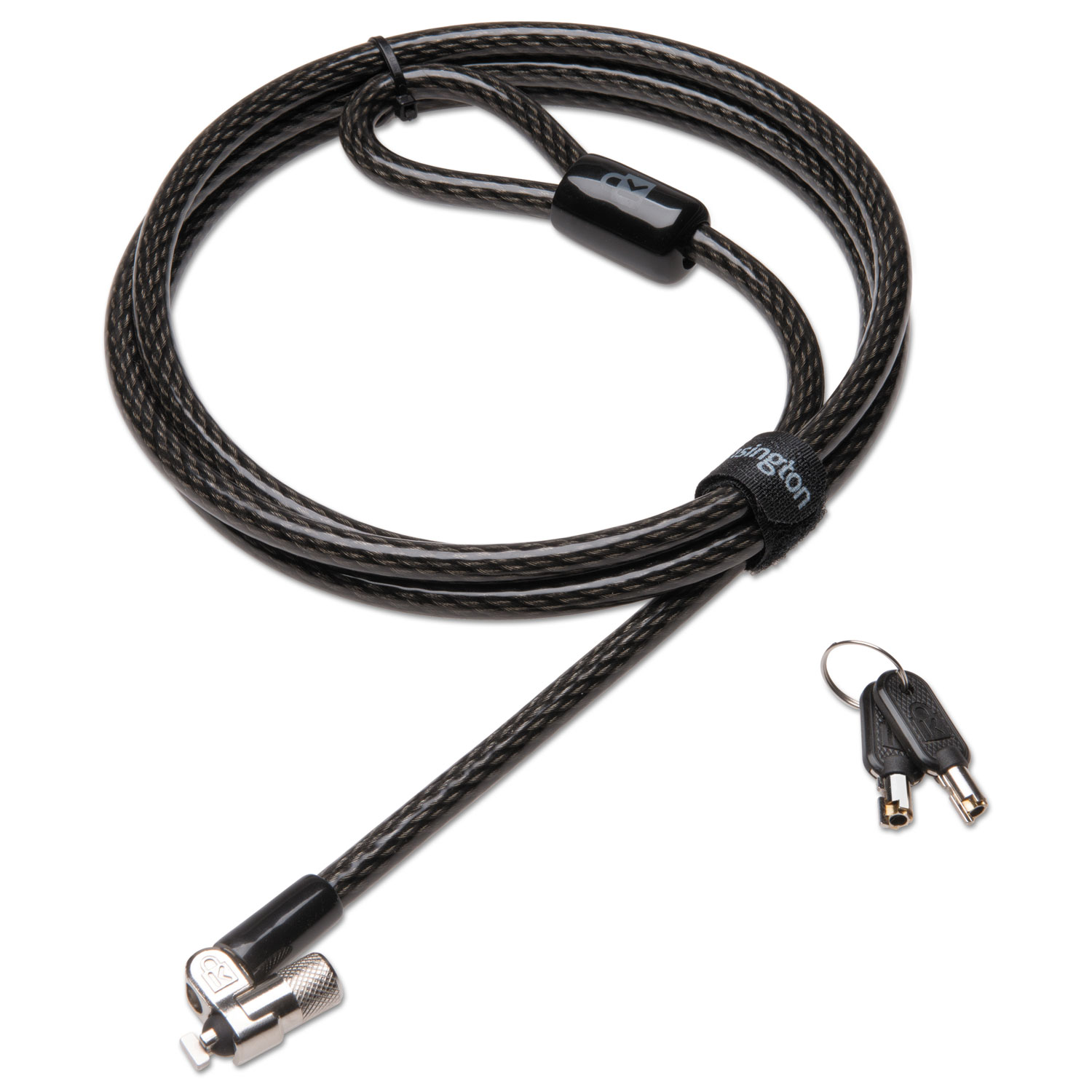  Kensington K64432WW MicroSaver 2.0 Keyed Ultra Laptop Lock, 6ft Steel Cable, Black, Two Keys (KMW64432) 
