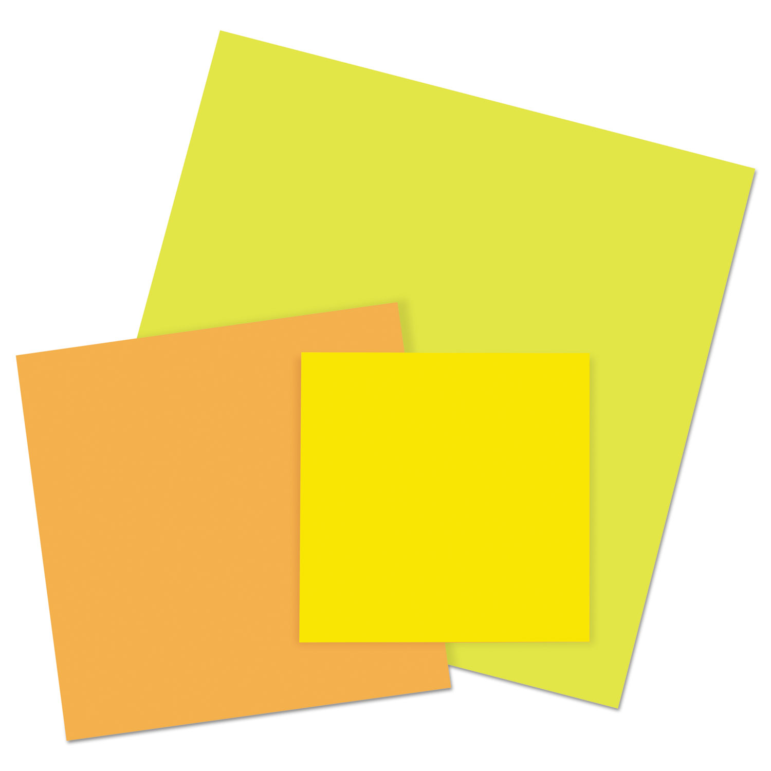 Big Notes, Unruled, 11 x 11, Yellow, 30 Sheet