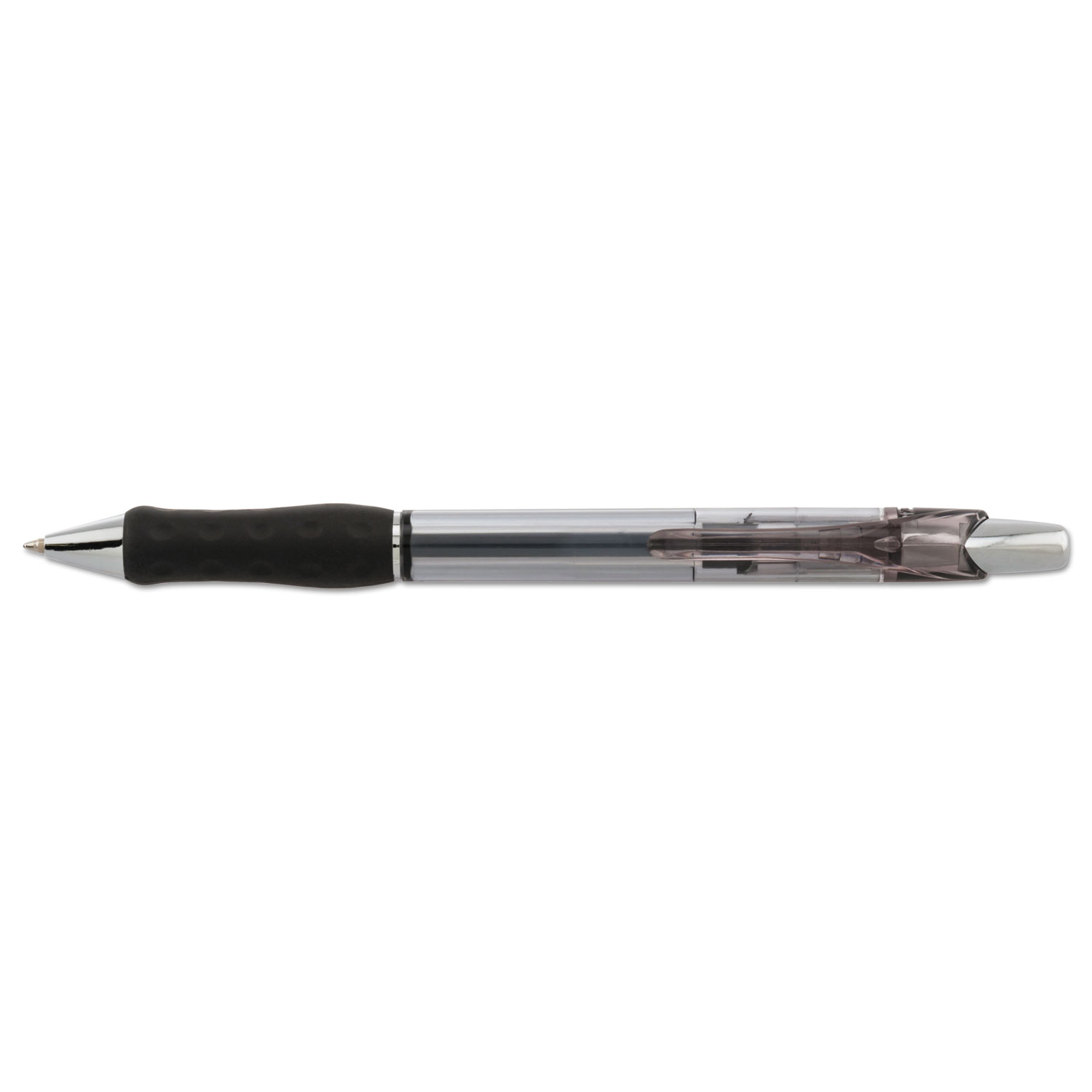 R.S.V.P. Super RT Retractable Ballpoint Pen, 0.7mm, Black Ink/Barrel, Dozen