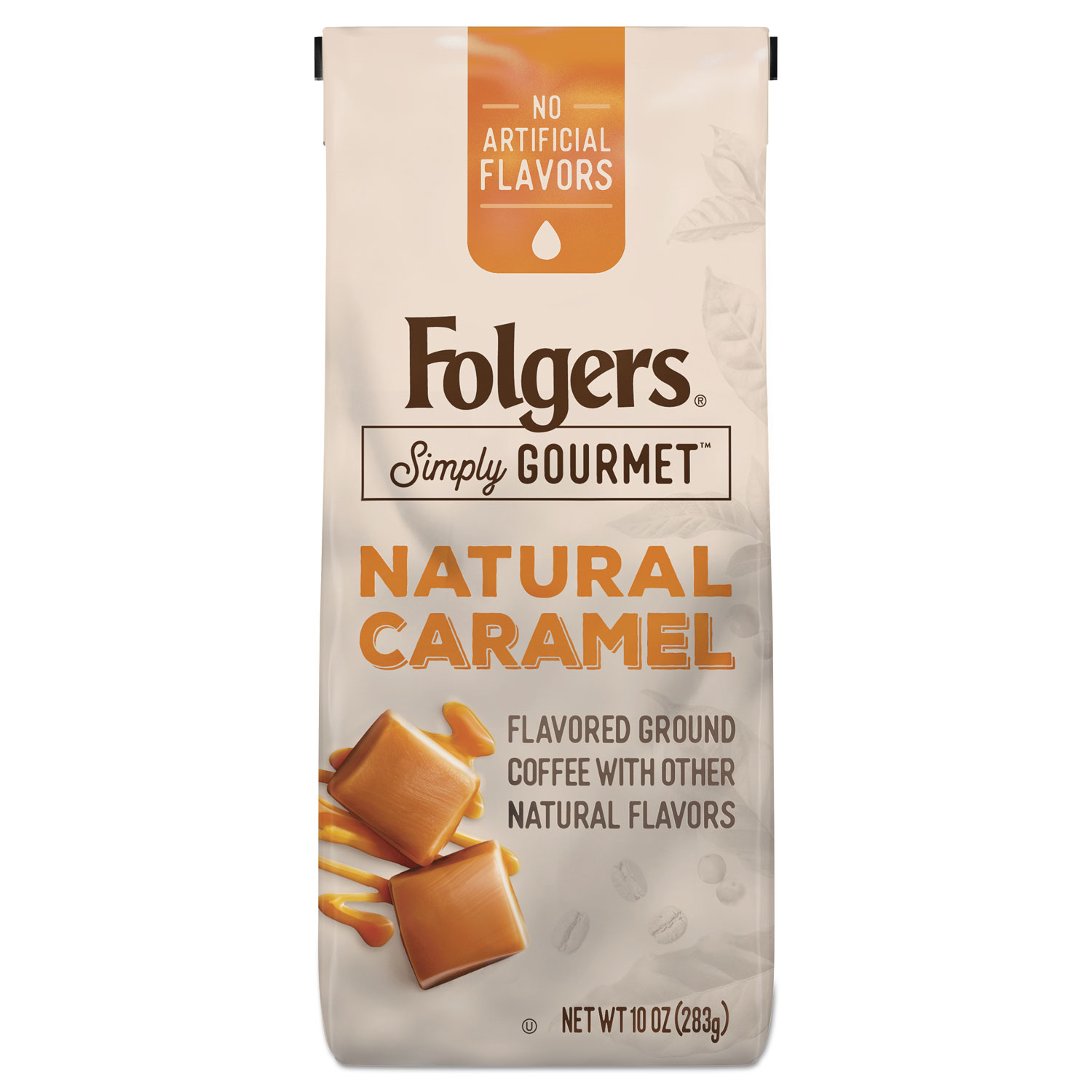 Folgers® Simply Gourmet™ Coffee, Natural Caramel, 10 oz